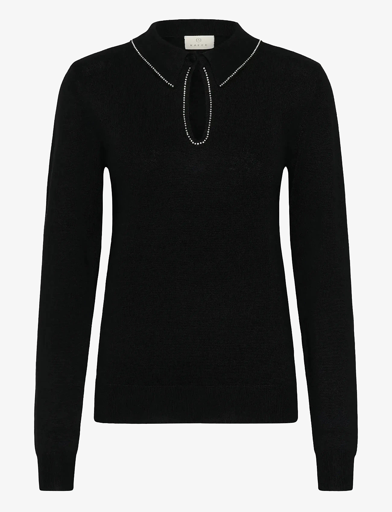 Kaffe - KAjada Polo Pullover - poloer - black deep - 0