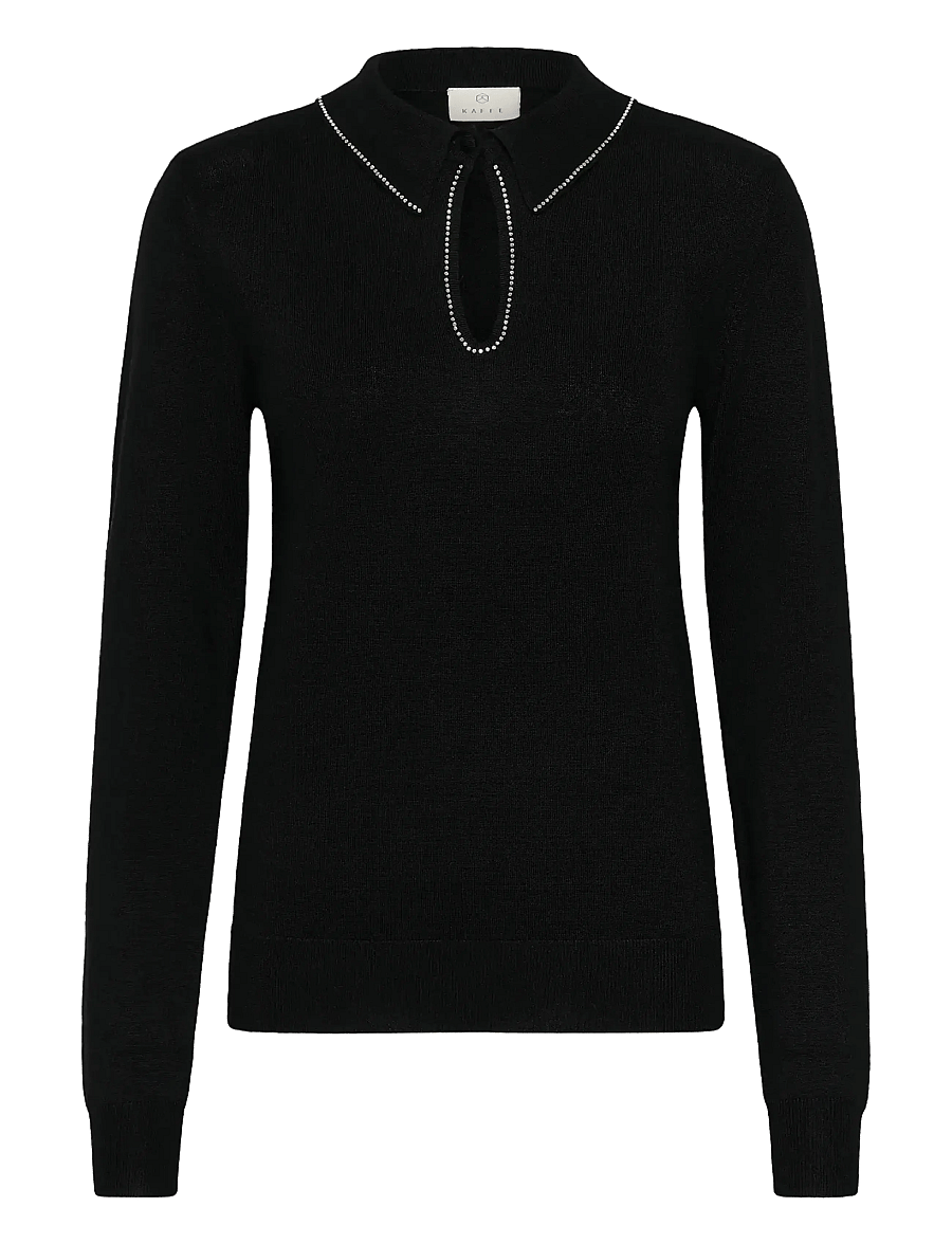 Kaffe - KAjada Polo Pullover - pullover - black deep - 1