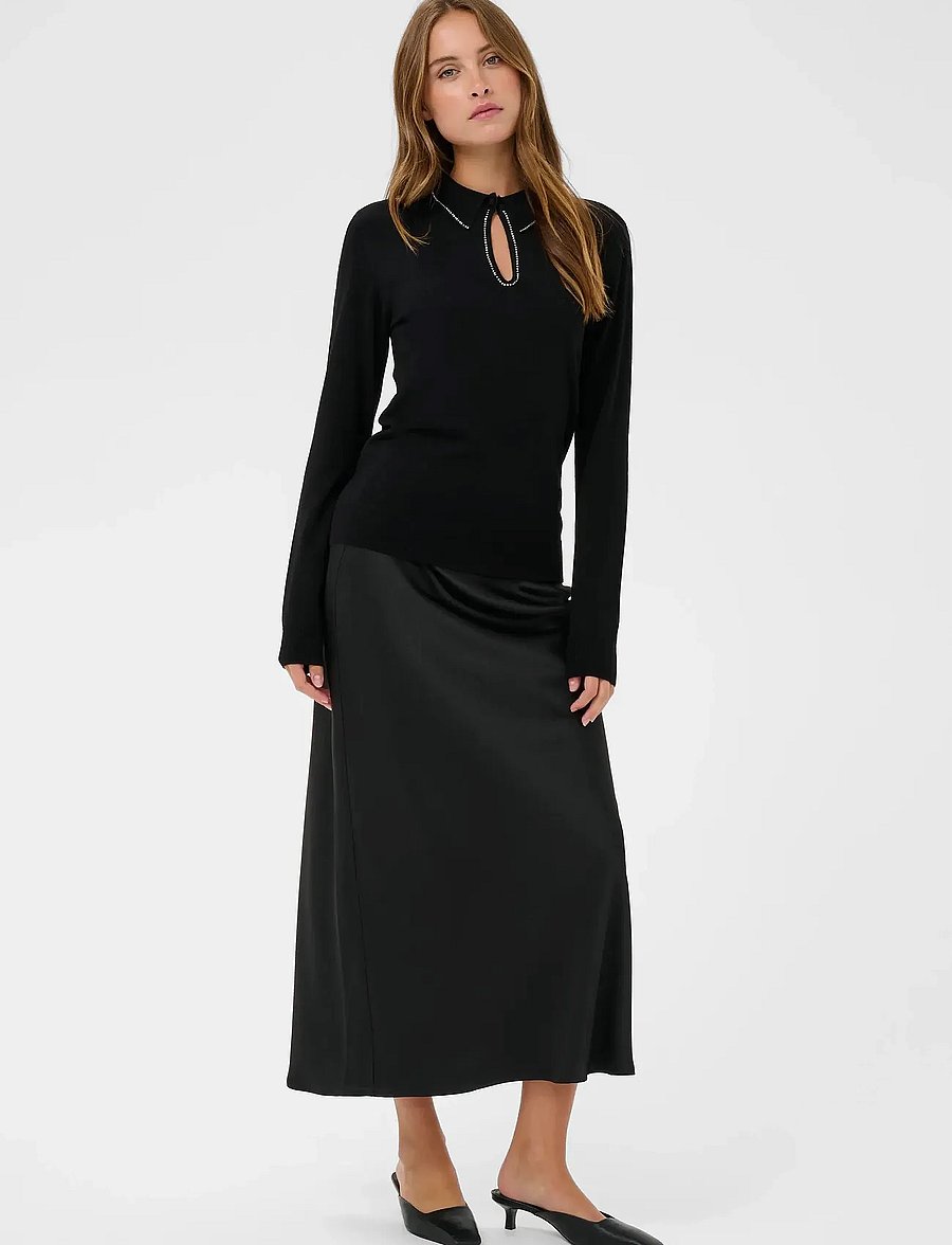 Kaffe - KAjada Polo Pullover - pullover - black deep - 3