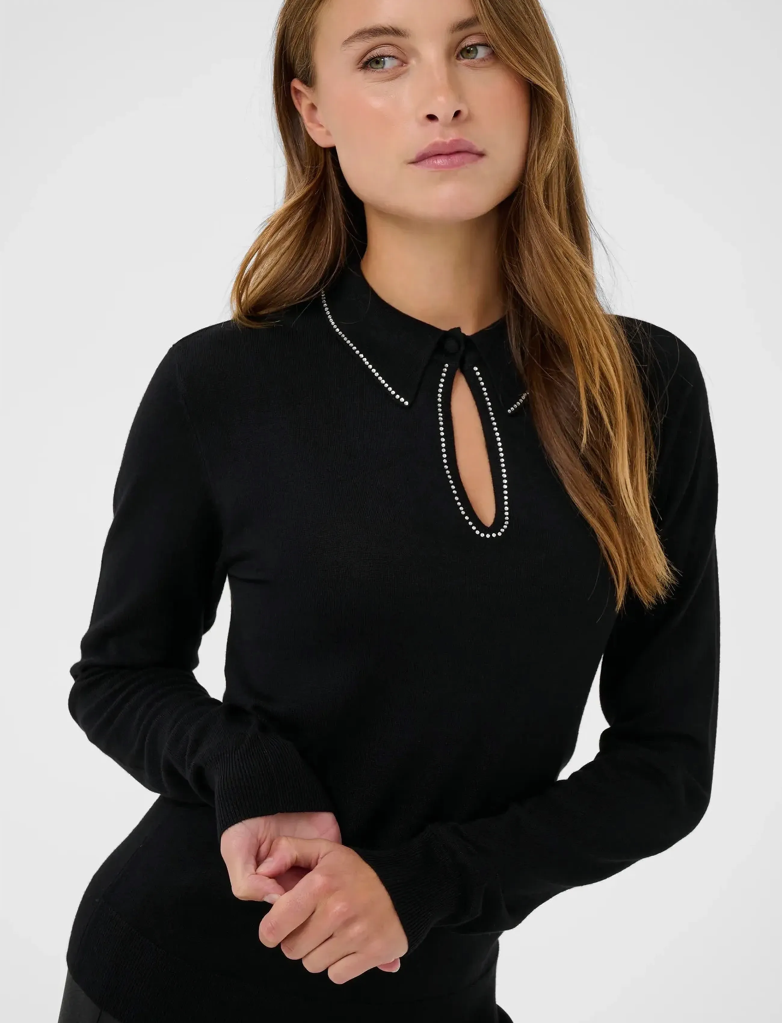 Kaffe - KAjada Polo Pullover - trøjer - black deep - 5