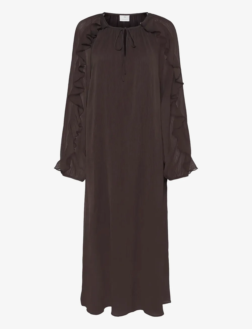 Kaffe - KAmila Chiffon Dress - partykleider - black coffee - 1