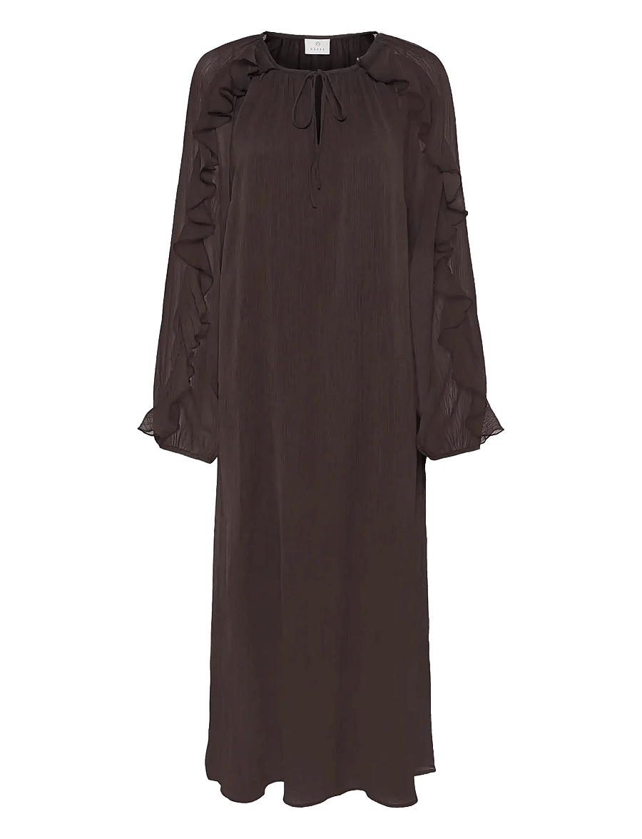 Kaffe - KAmila Chiffon Dress - festkjoler - black coffee - 1