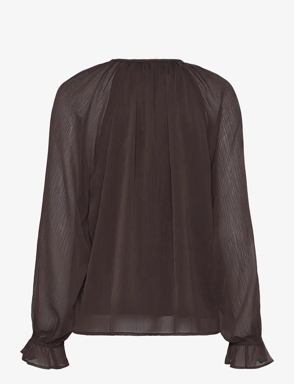 Kaffe - KAmila Chiffon Blouse - blouses à manches longues - black coffee - 2