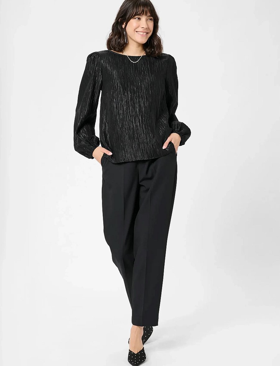 Kaffe - KArizz Blouse - langärmelige blusen - black deep - 3