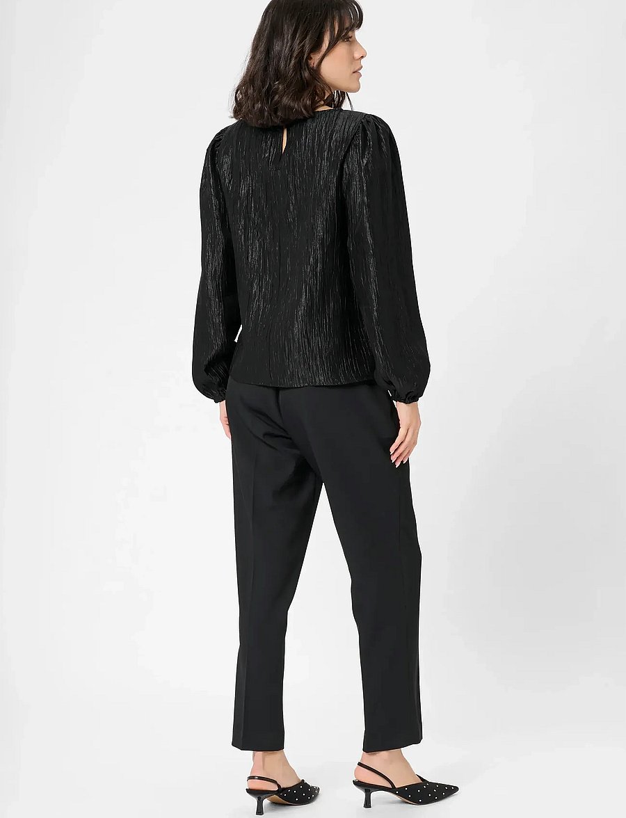 Kaffe - KArizz Blouse - langärmelige blusen - black deep - 4