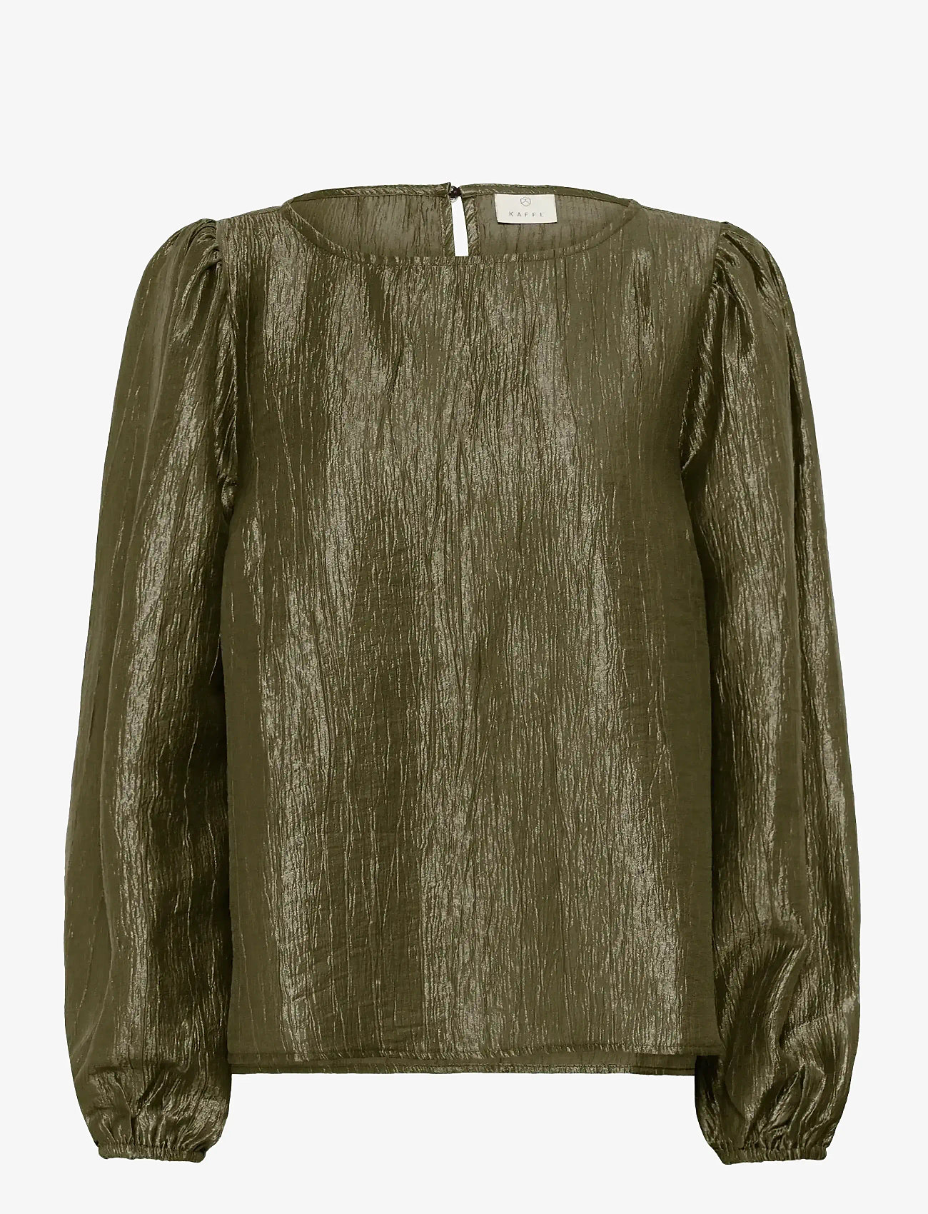 Kaffe - KArizz Blouse - langærmede bluser - ivy green - 0