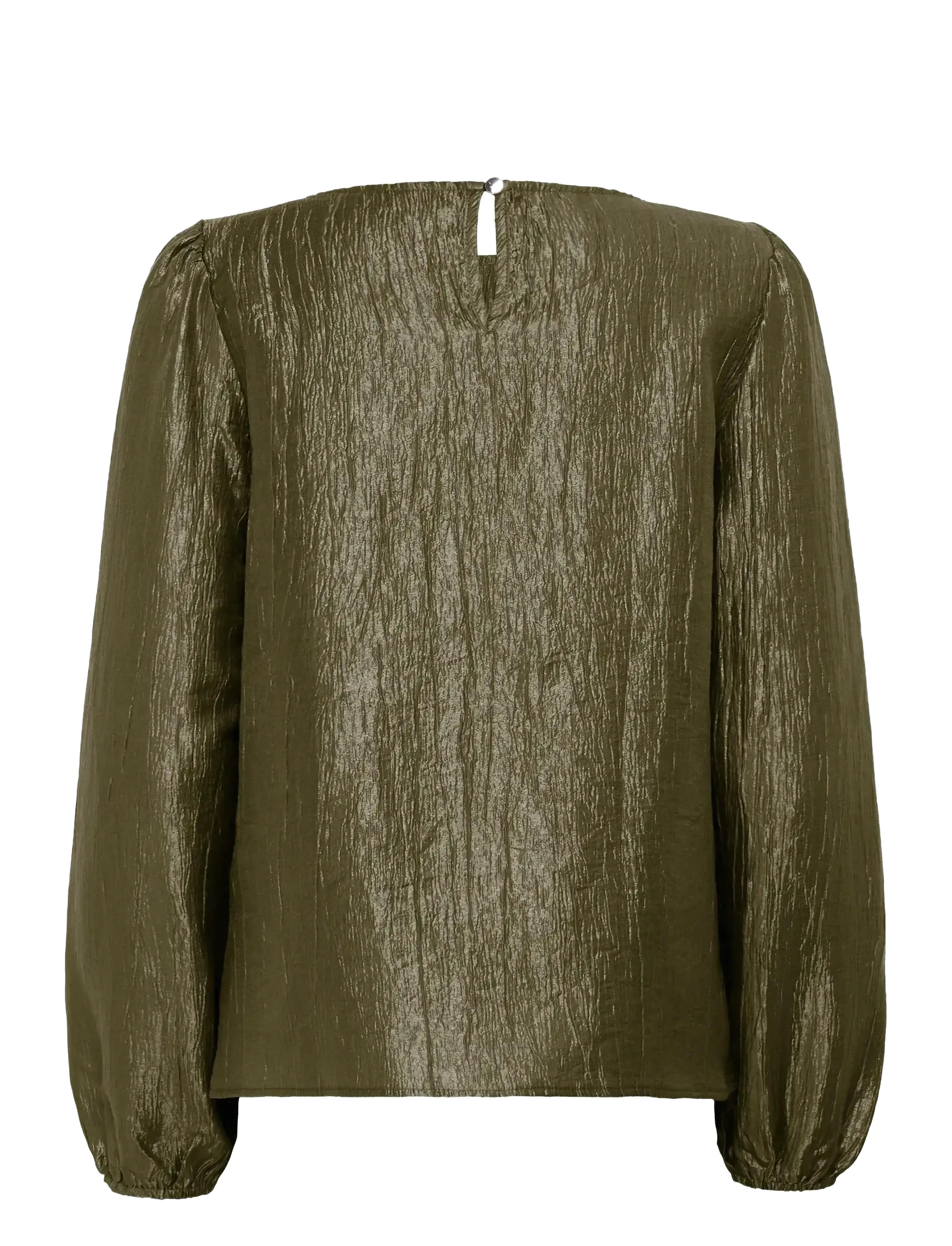 Kaffe - KArizz Blouse - långärmade blusar - ivy green - 2