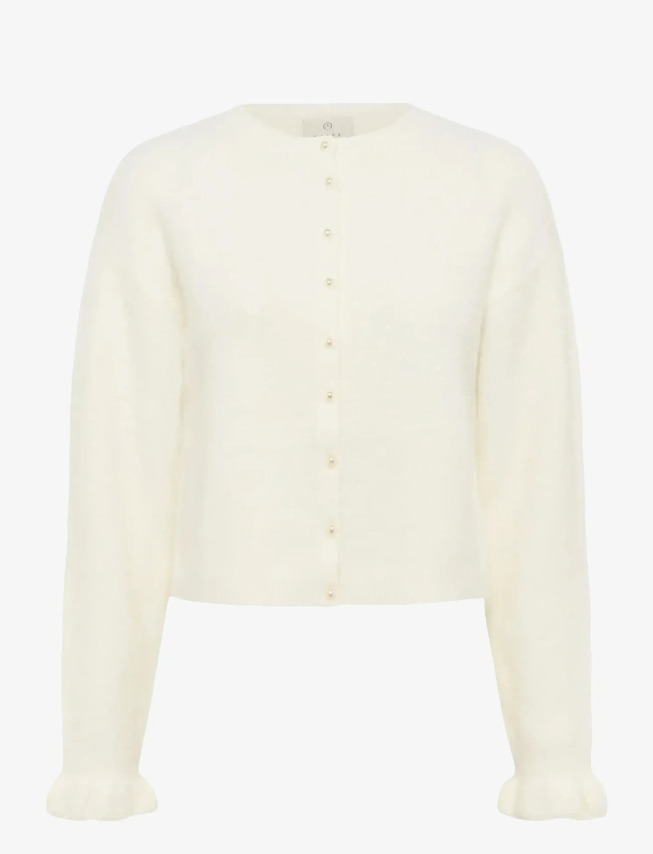 Kaffe - KAcourson Knit Cardigan - cardigans - chalk - 1