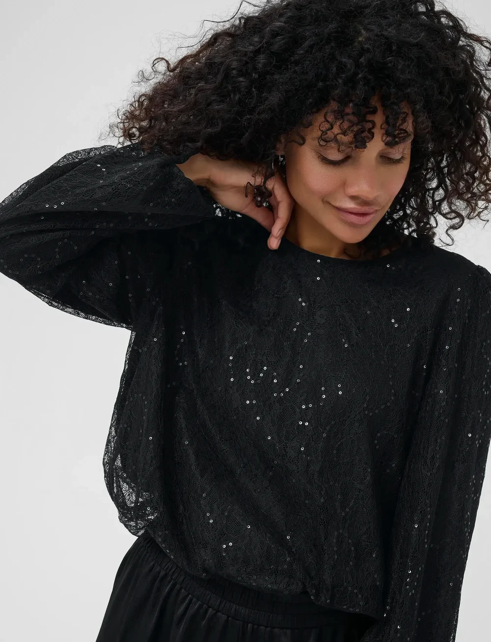 Kaffe - KAotilia Blouse - langærmede bluser - black deep - 5