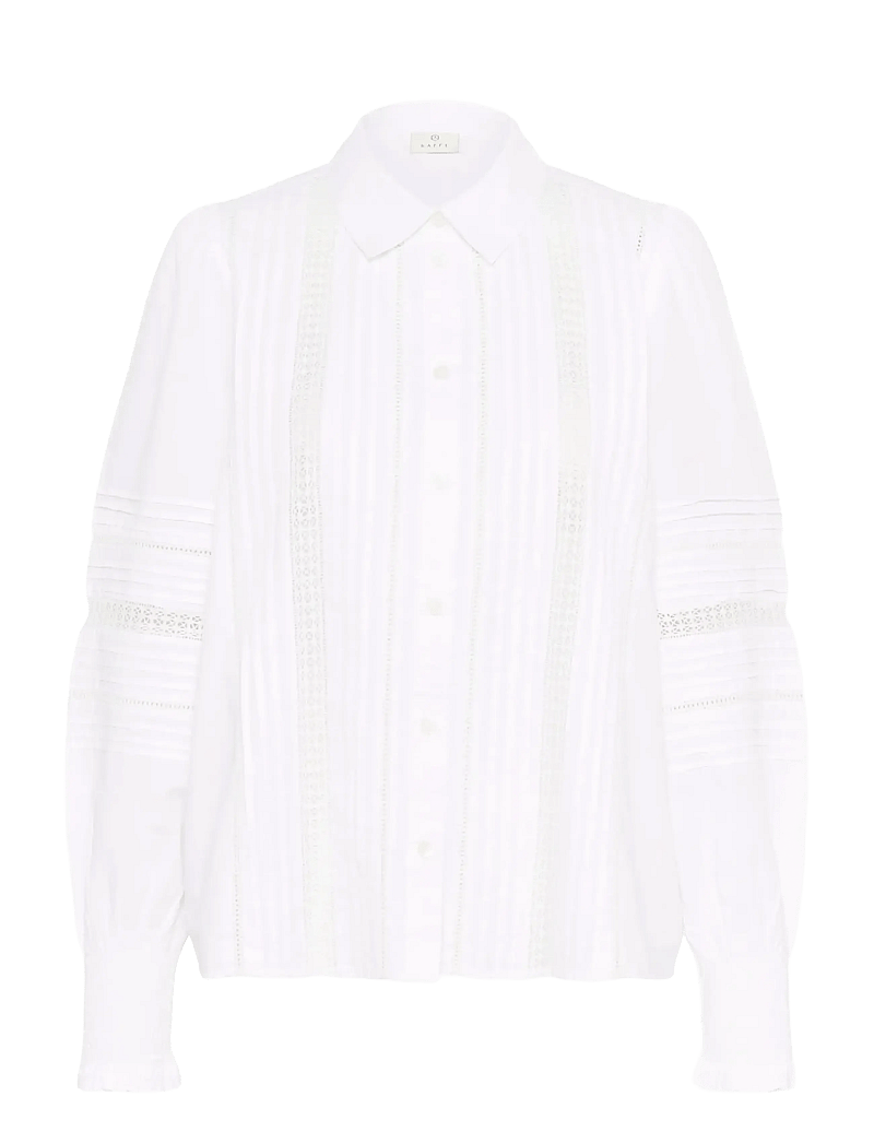 Kaffe - KAbella Shirt - långärmade skjortor - optical white - 1