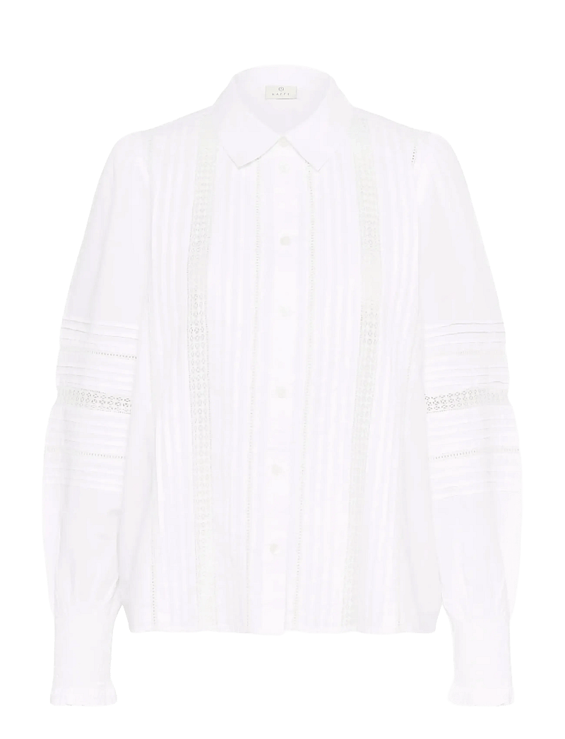Kaffe - KAbella Shirt - langærmede skjorter - optical white - 1