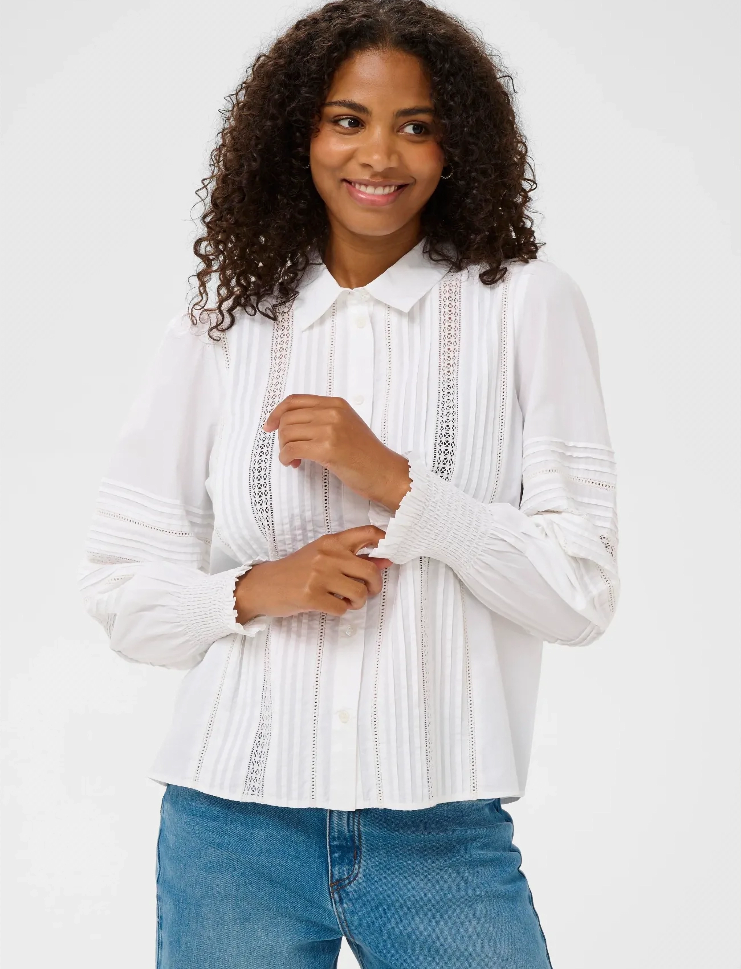 Kaffe KAbella Shirt - Blouses & Shirts - OPTICAL WHITE / white