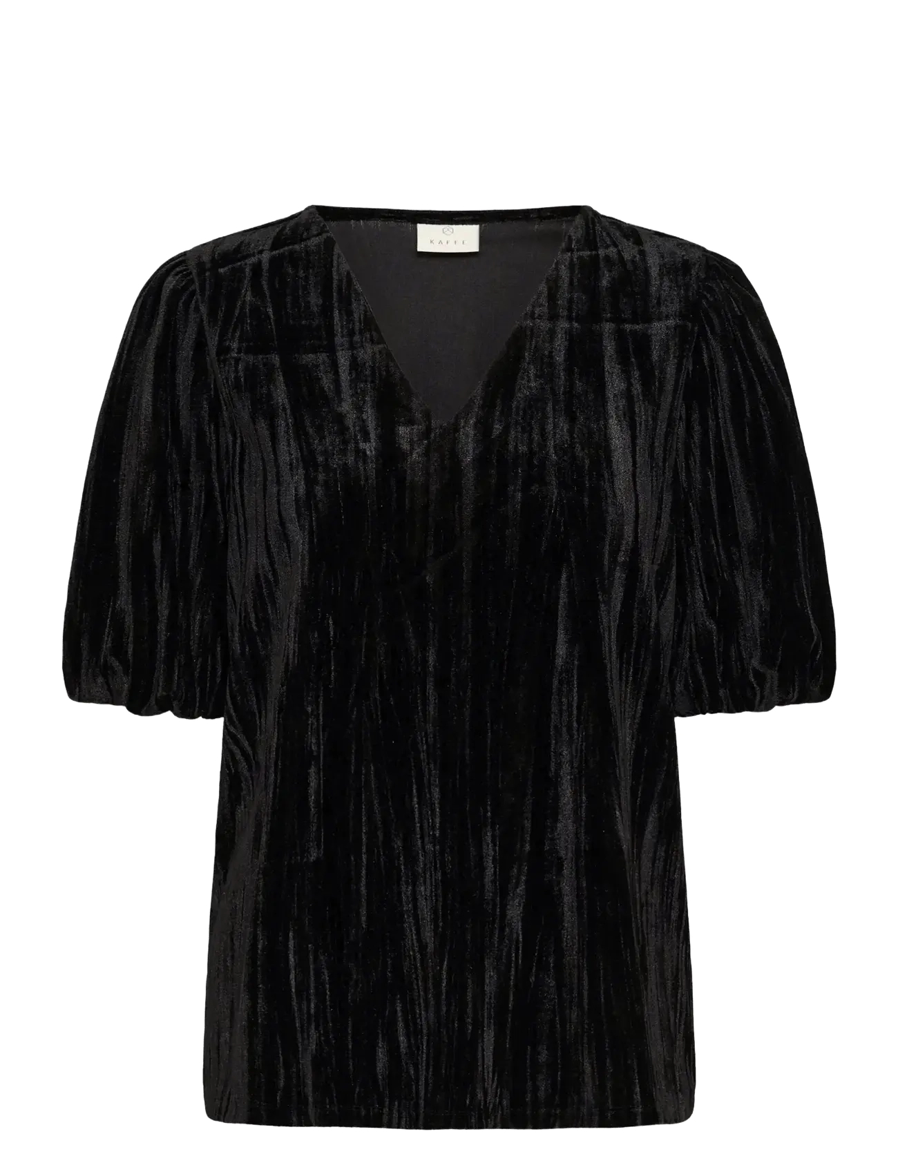 Kaffe KAelva Jersey Blouse - Bluser - BLACK DEEP / black