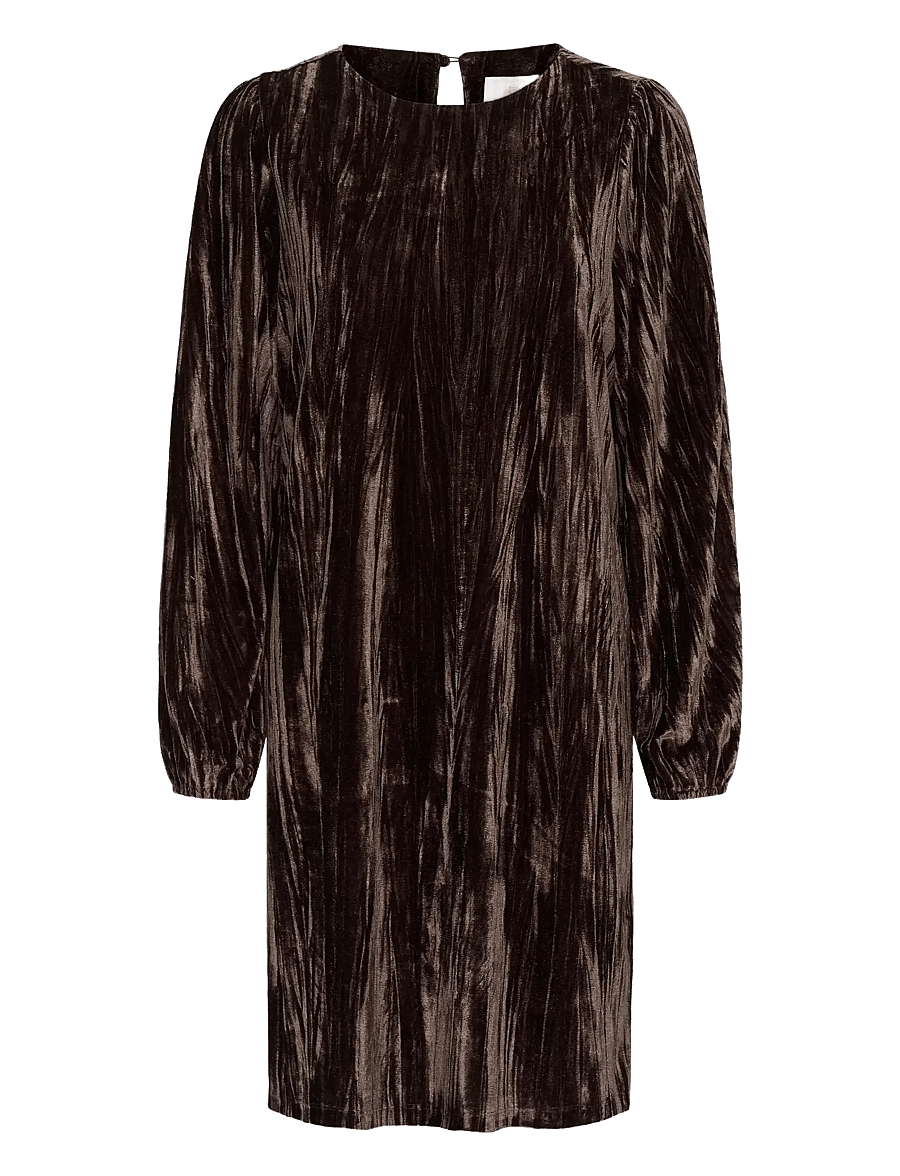 Kaffe - KAelva Dress - t-shirt dresses - black coffee - 1