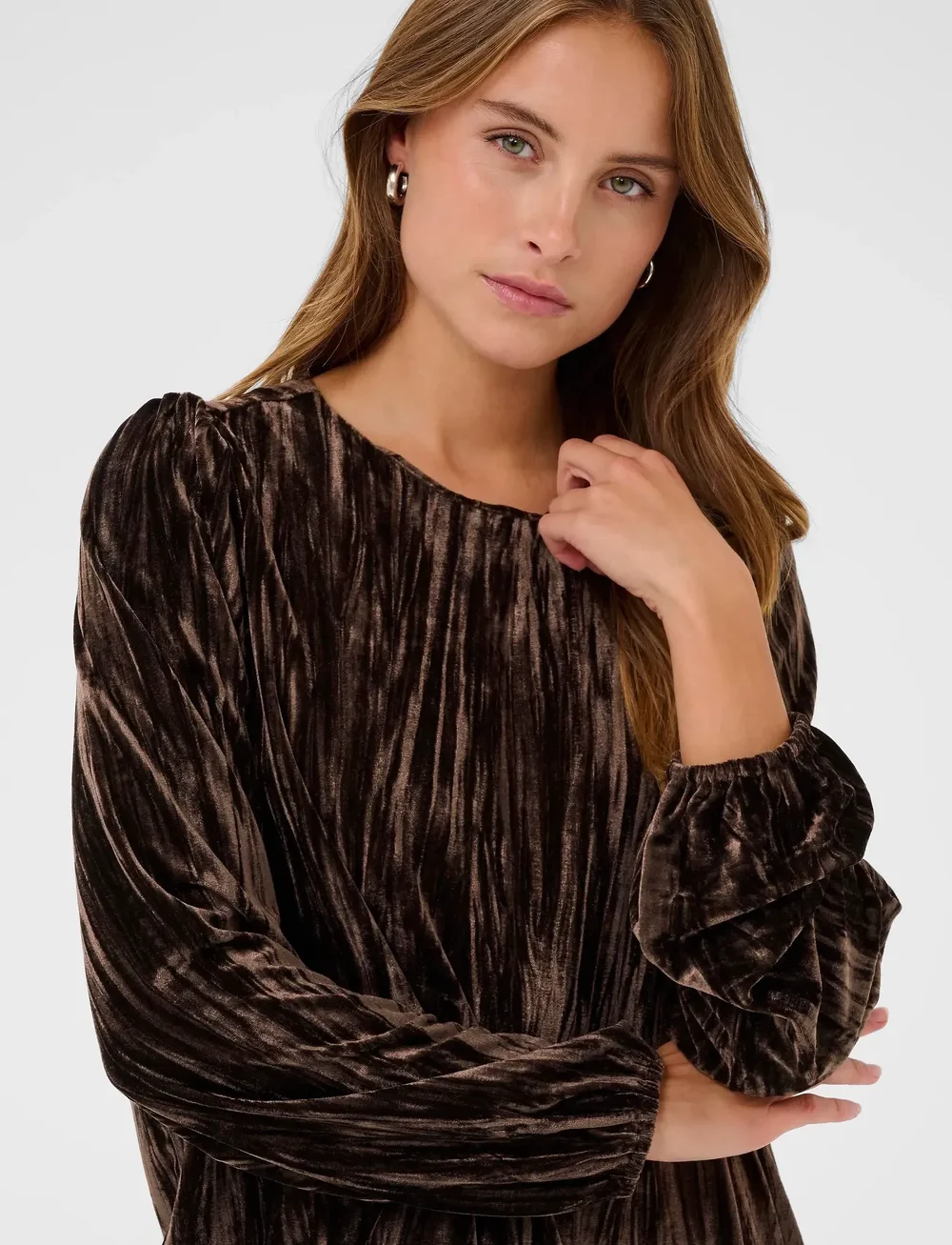 Kaffe - KAelva Dress - t-shirtklänningar - black coffee - 5