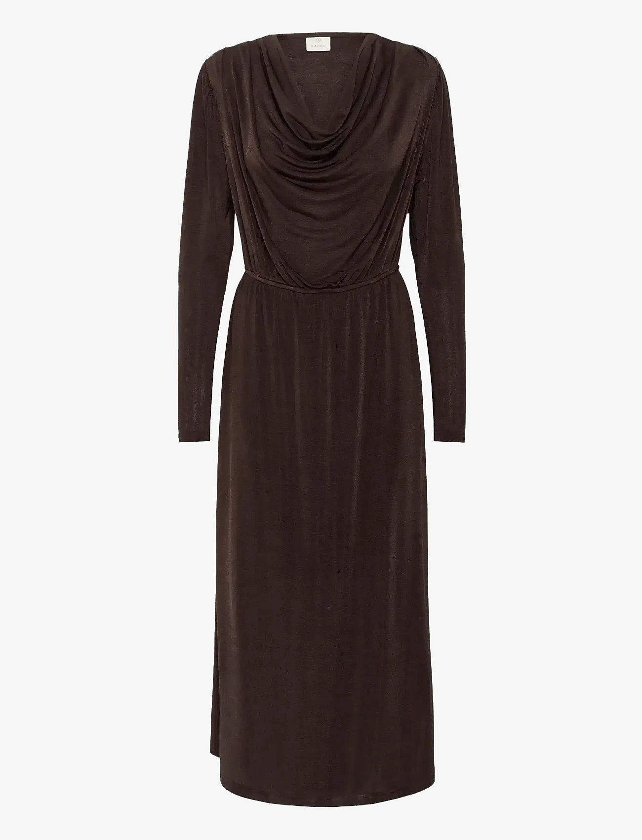 Kaffe - KAgina Jersey Dress - juhlamekot - black coffee - 1