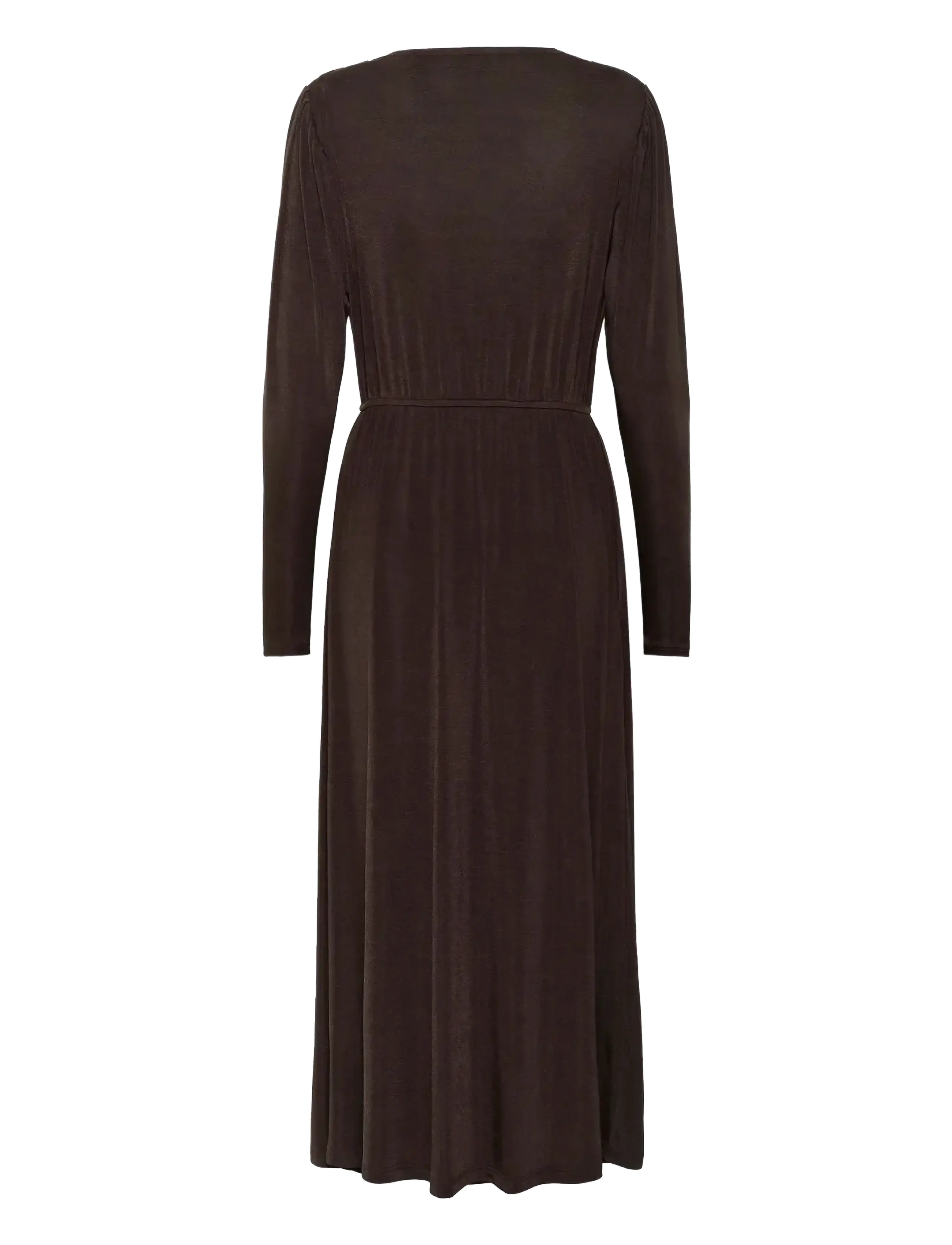 Kaffe - KAgina Jersey Dress - festklänningar - black coffee - 2