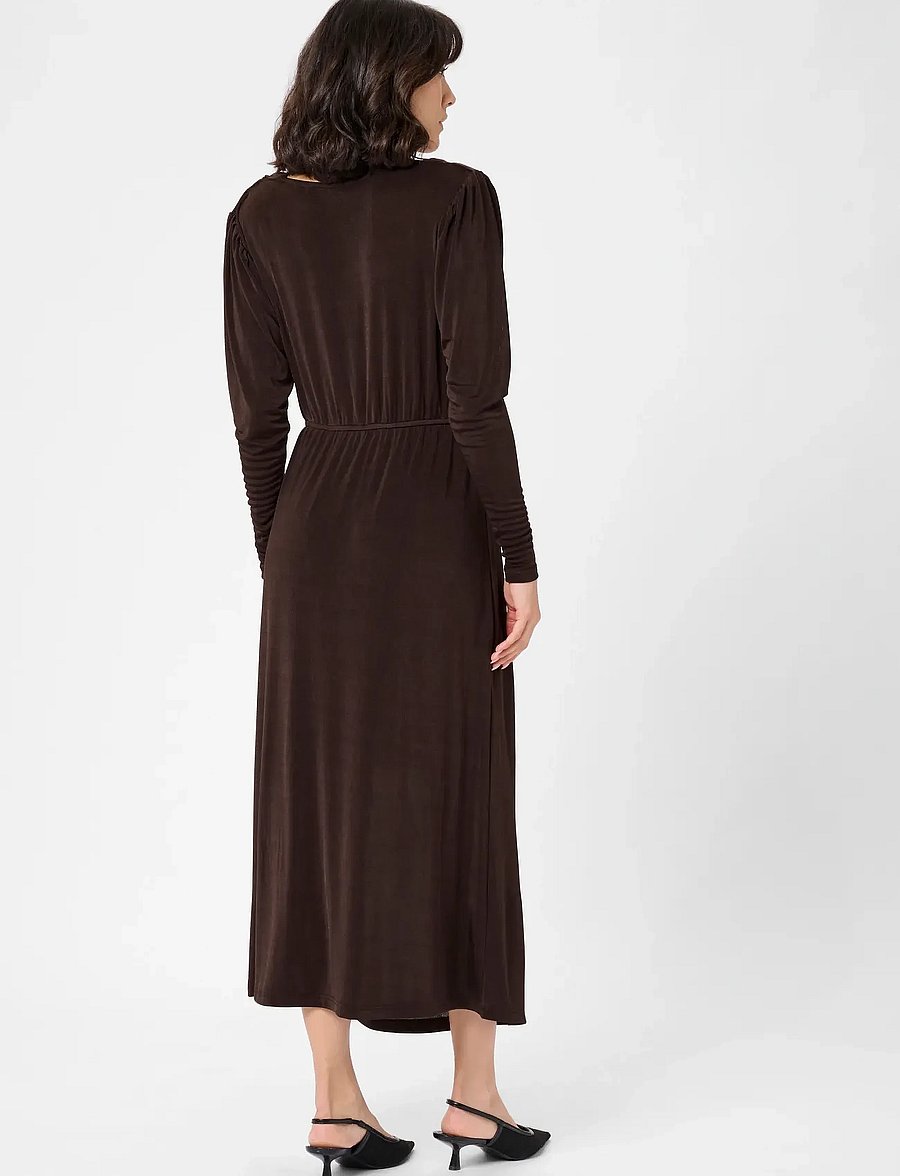 Kaffe - KAgina Jersey Dress - partykleider - black coffee - 3