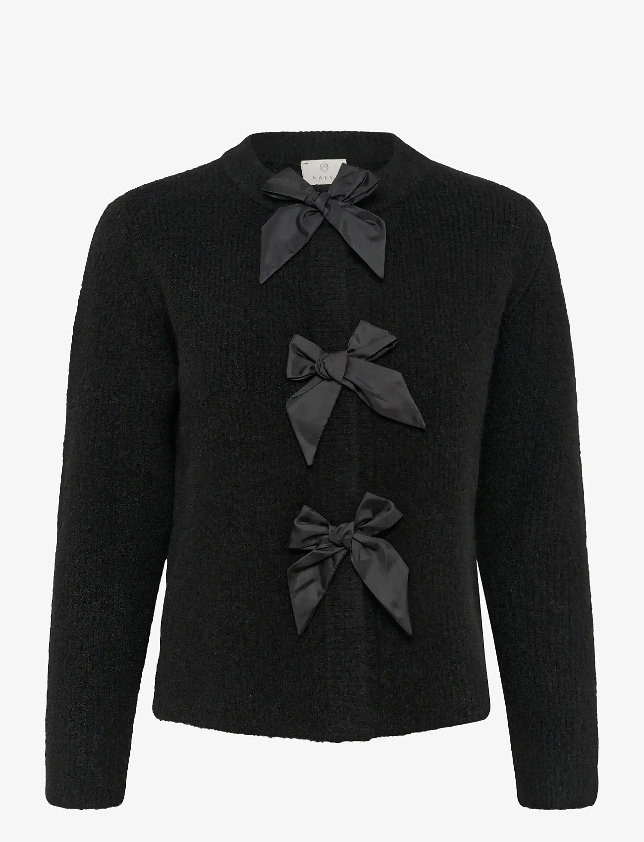 Kaffe - KAmay Knit Cardigan - cardigans - black deep - 1