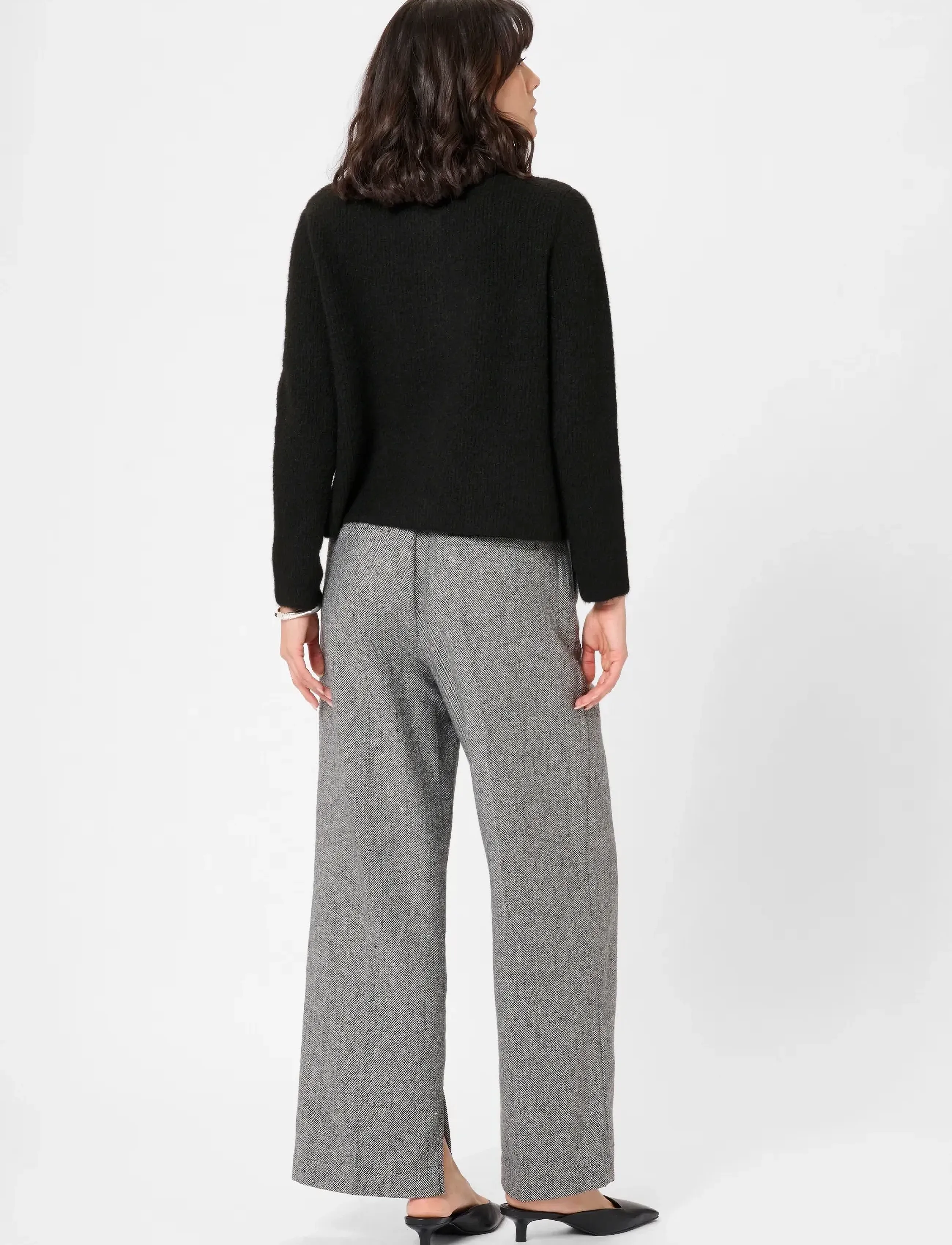 Kaffe - KAmay Knit Cardigan - cardigans - black deep - 4