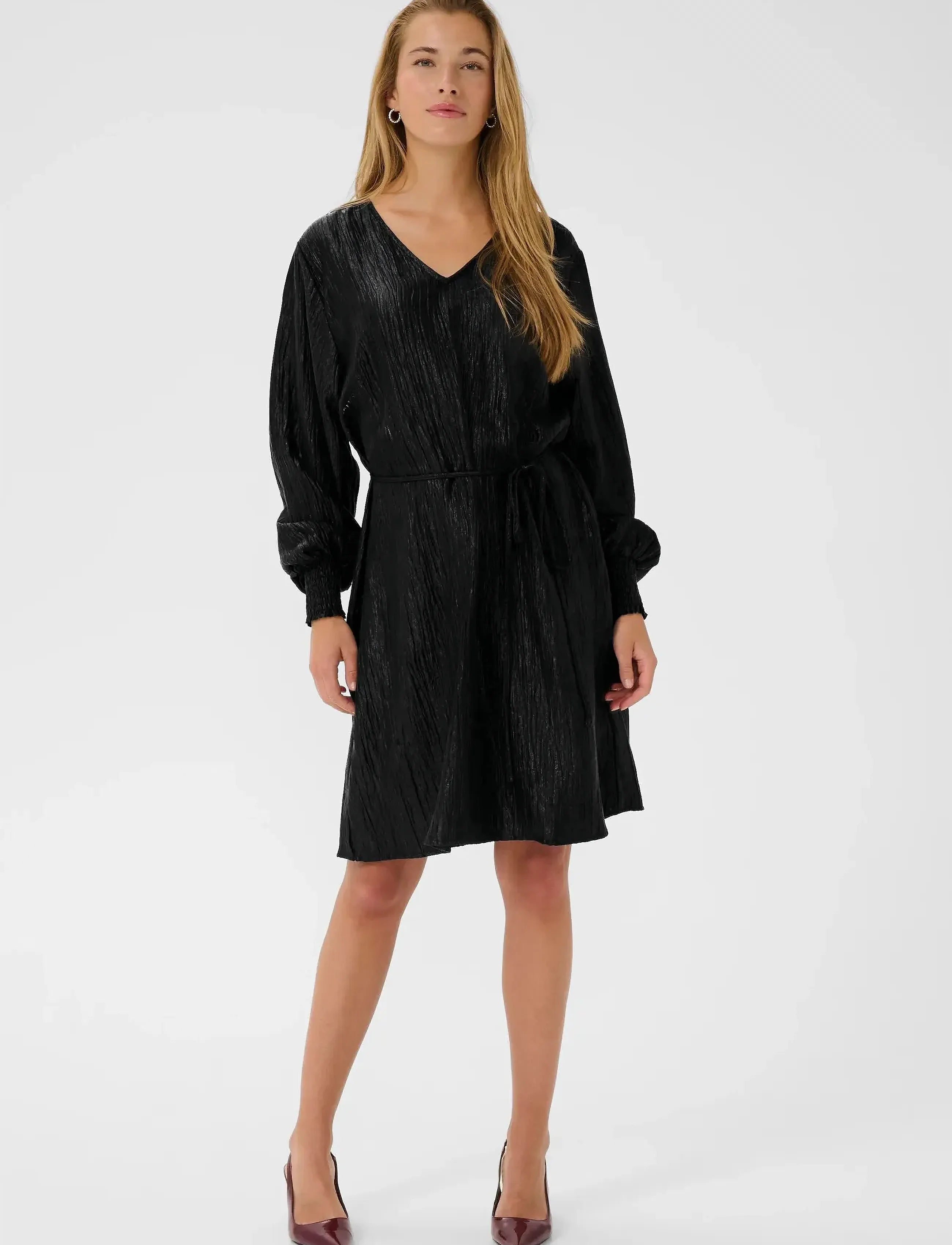 Kaffe - KArizz Short Dress - festtøj til outletpriser - black deep - 3