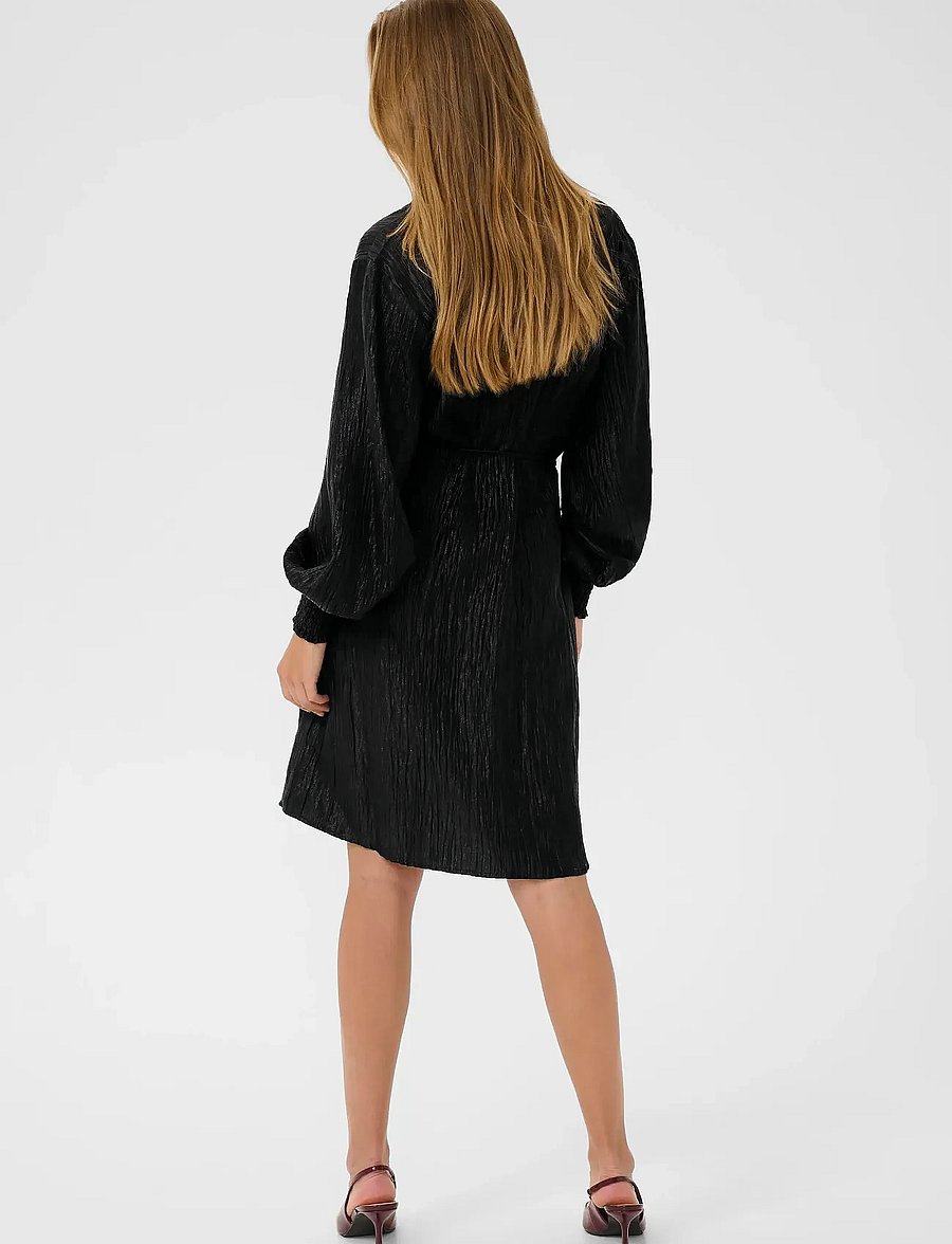 Kaffe - KArizz Short Dress - robes de fête - black deep - 4
