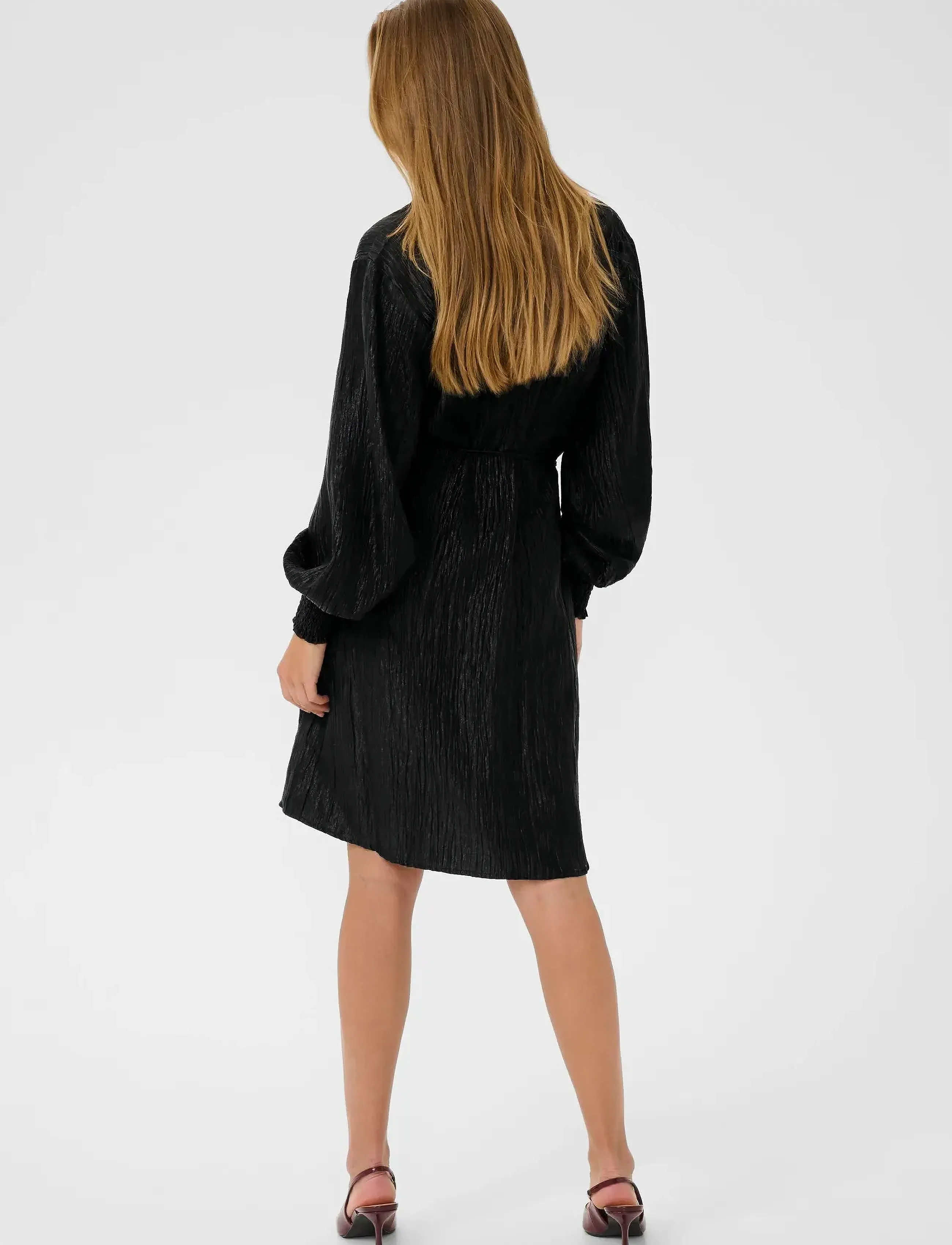 Kaffe - KArizz Short Dress - festtøj til outletpriser - black deep - 4