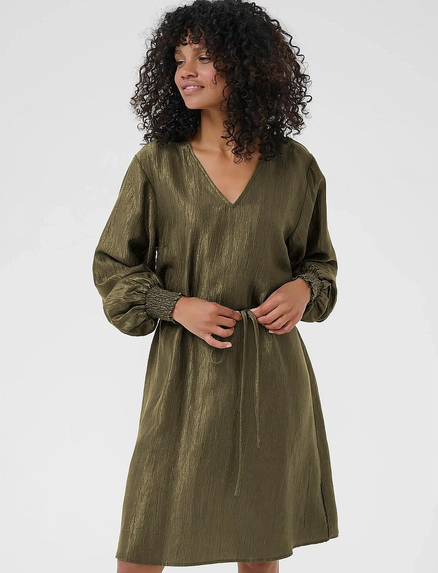 Kaffe - KArizz Short Dress - feestjurken - ivy green - 0