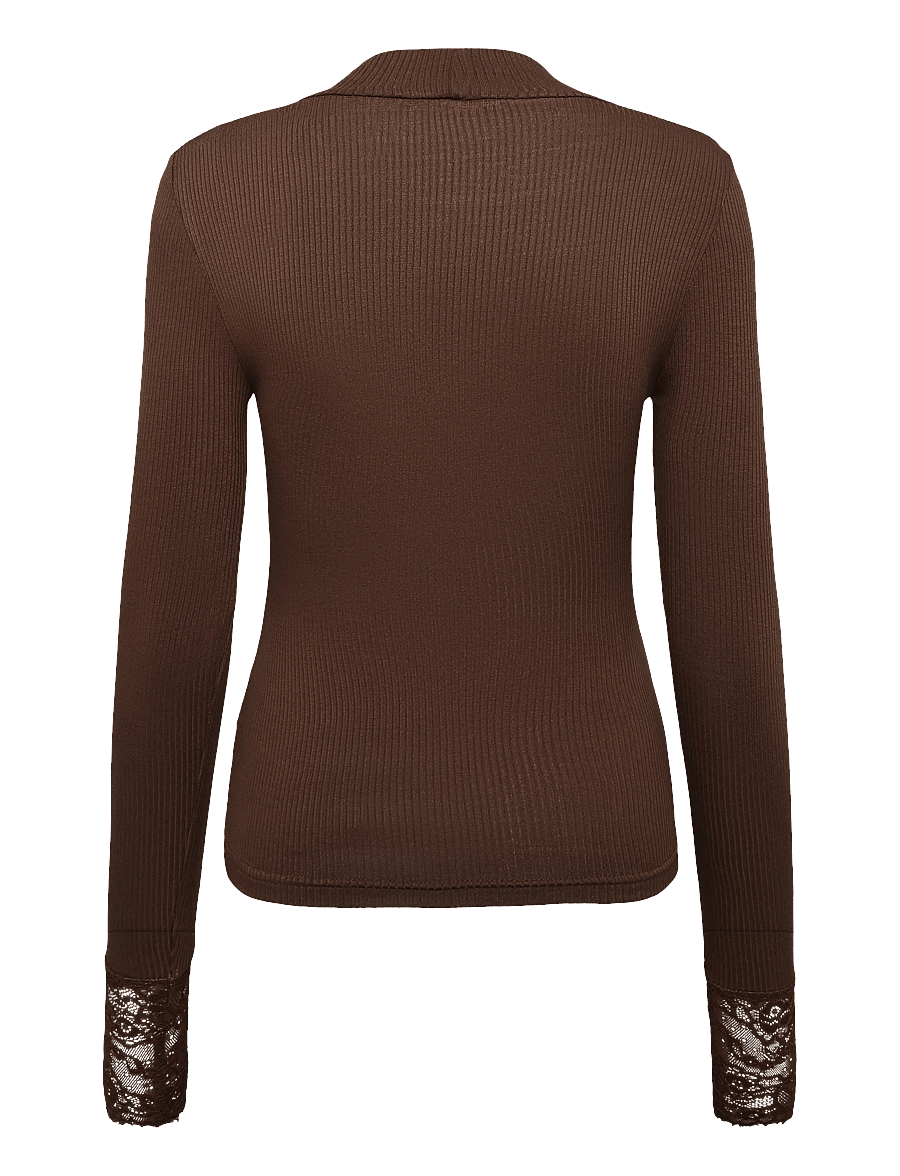Kaffe - KAomi Turtleneck T-Shirt - rullekraver - carafe - 1
