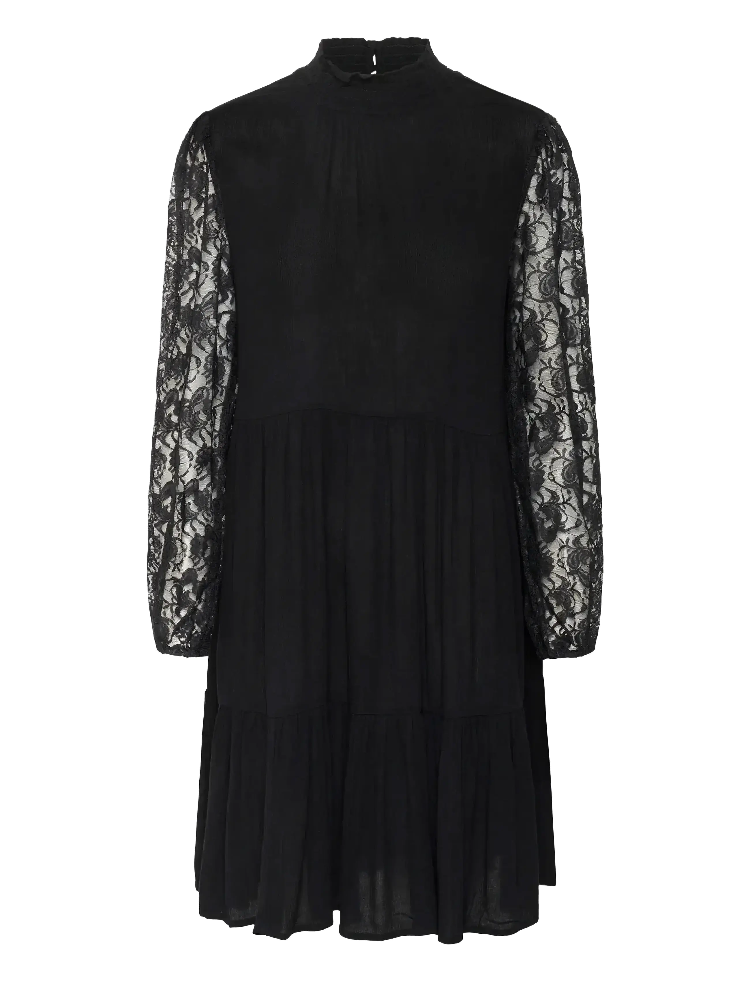 Kaffe KAstine Amber Lace Dress - Lace dresses - BLACK DEEP / black