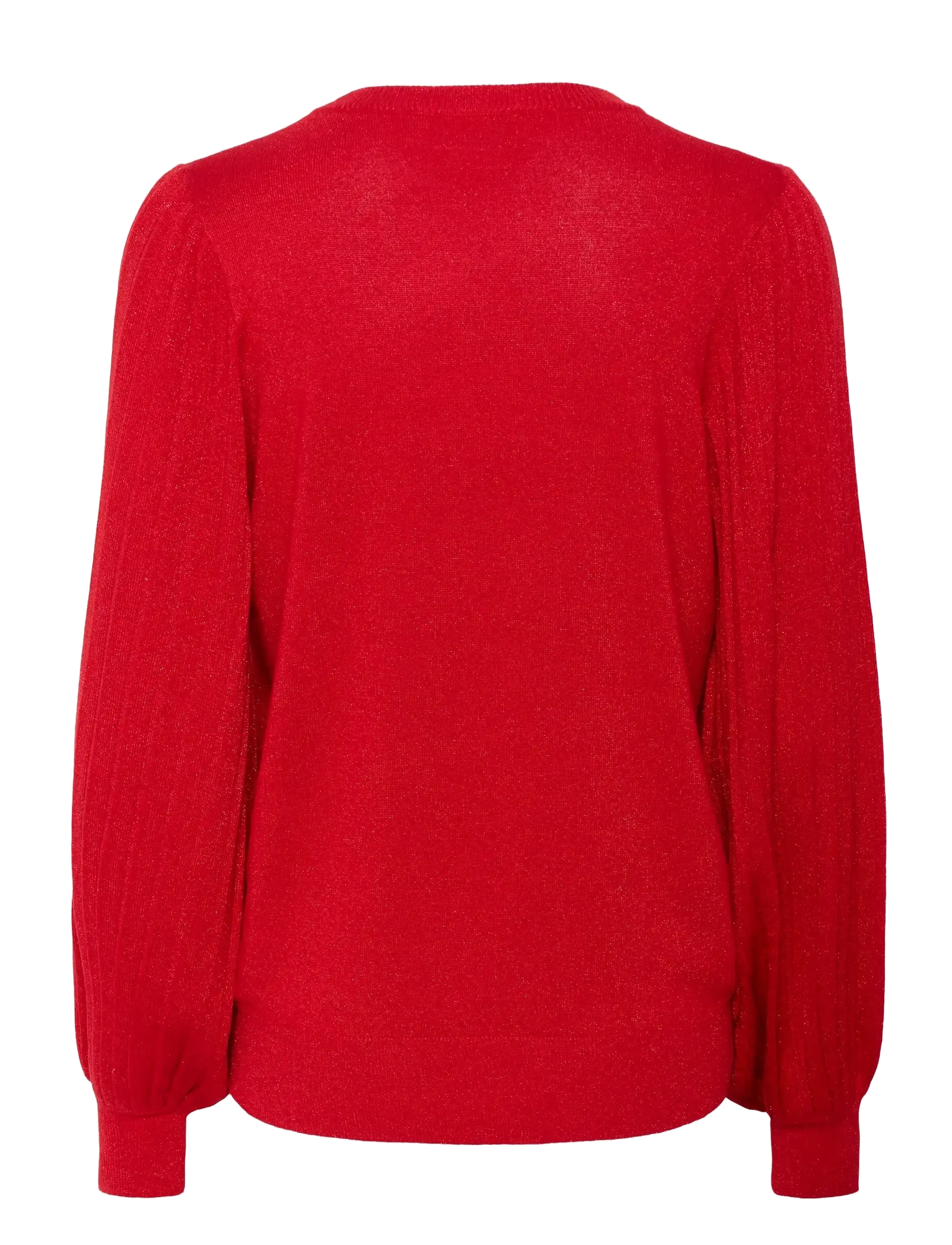 Kaffe - KAregina Pleat LS Pullover - pullover - haute red - 2