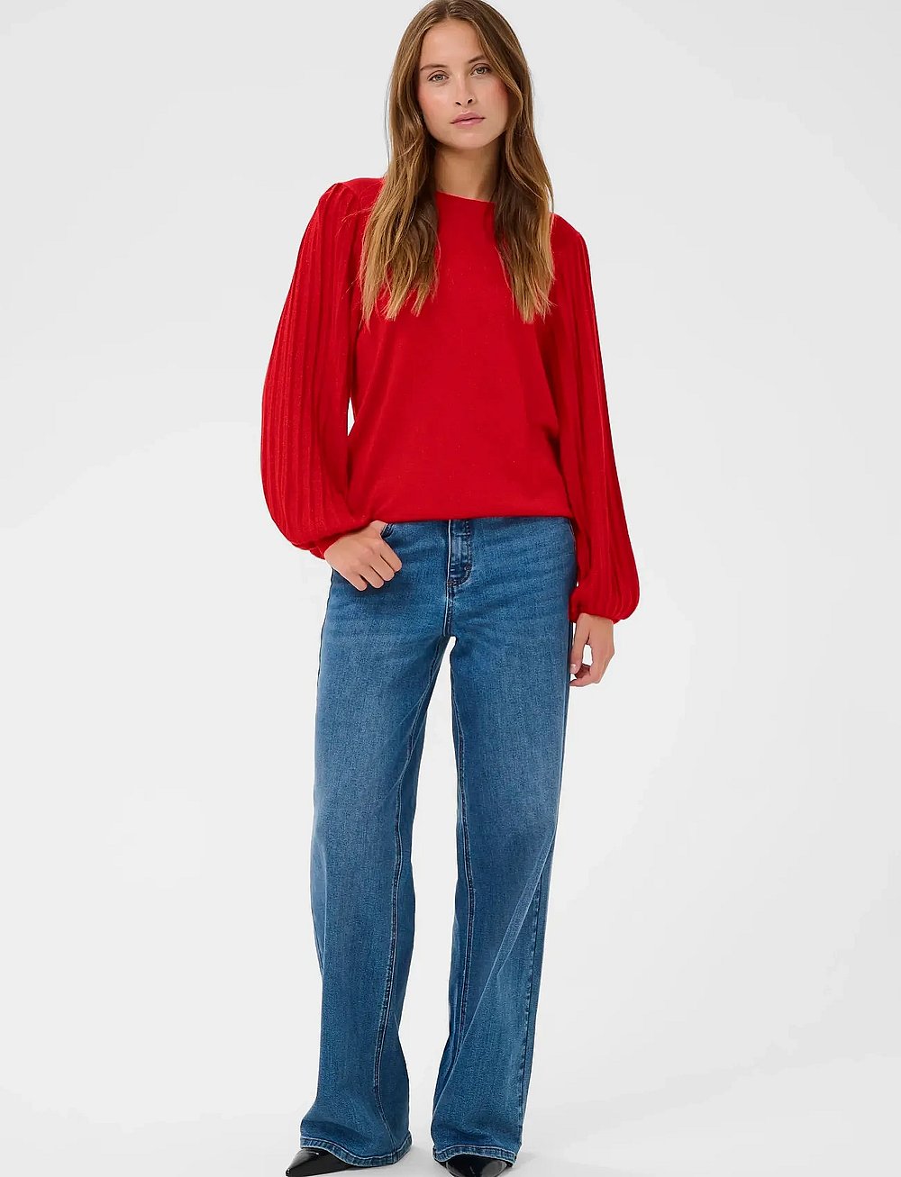 Kaffe Karegina Pleat Ls Pullover KAF10511005 Jumpers Boozt kaffe-karegina-pleat-ls-pullover-kaf10511005-jumpers-boozt