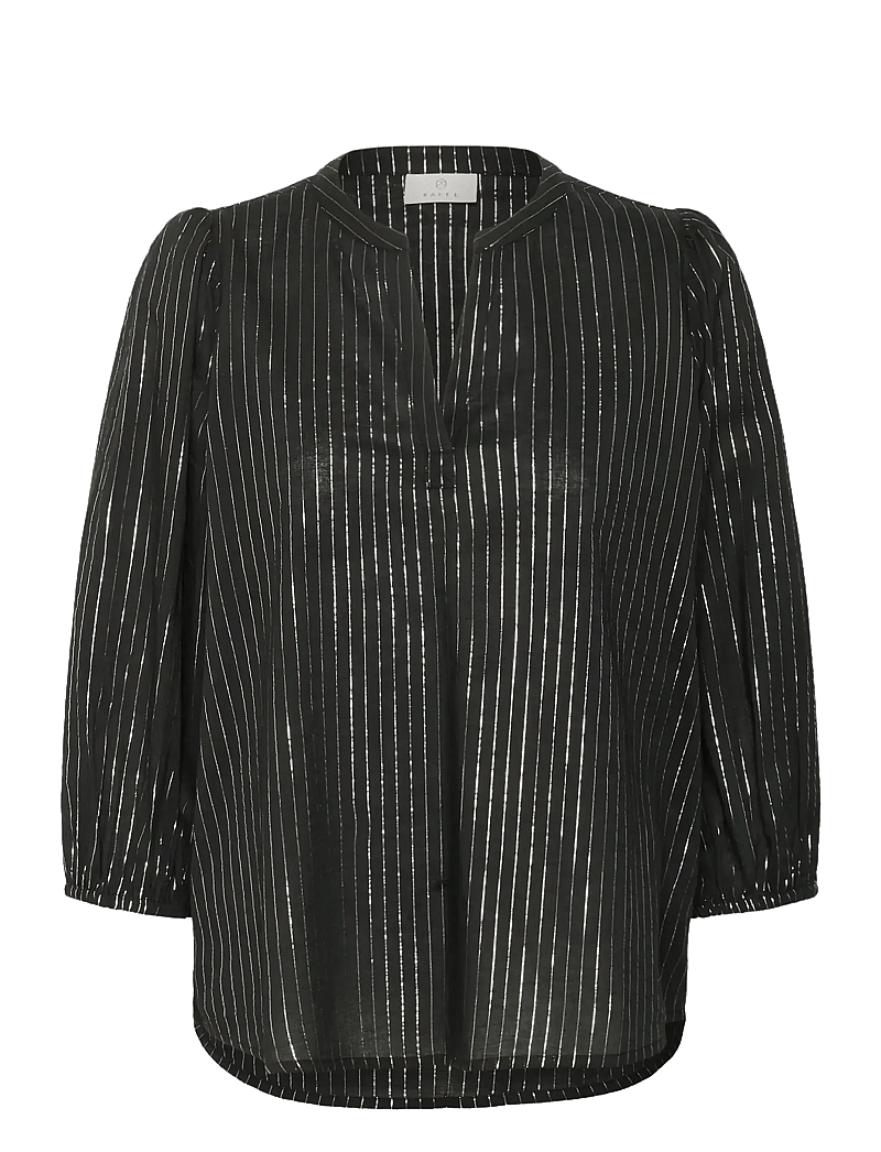 Kaffe - KAluise Blouse - langærmede bluser - black deep - 1