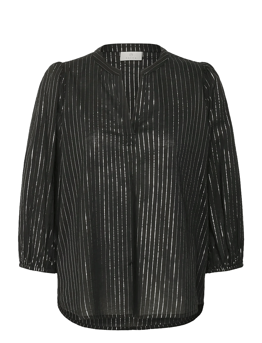 Kaffe - KAluise Blouse - langärmelige blusen - black deep - 1