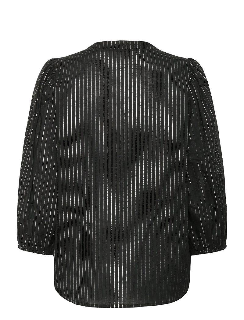 Kaffe - KAluise Blouse - langærmede bluser - black deep - 2