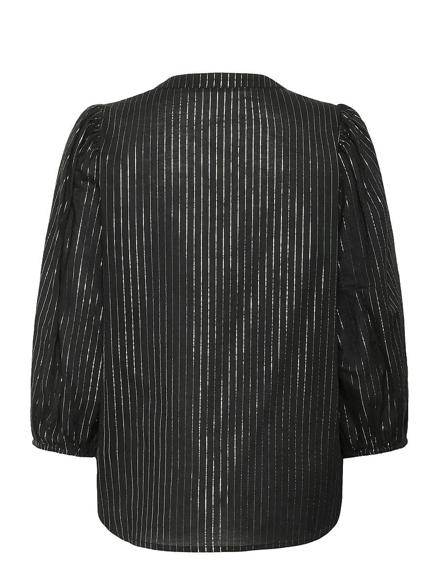Kaffe - KAluise Blouse - langärmelige blusen - black deep - 2