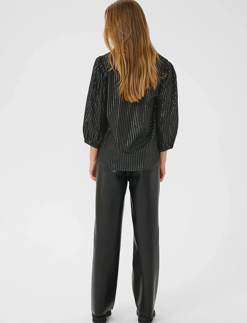 Kaffe - KAluise Blouse - langærmede bluser - black deep - 4