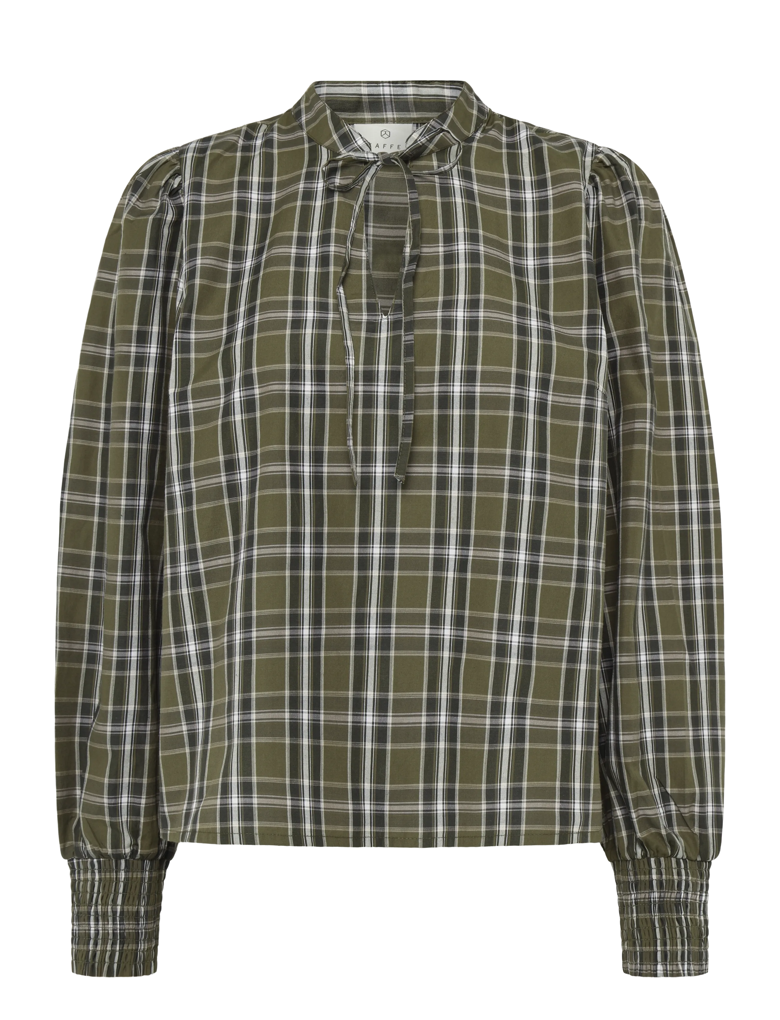 KAFFE Kachris Shirt Bluse Khaki - 40 - Damen