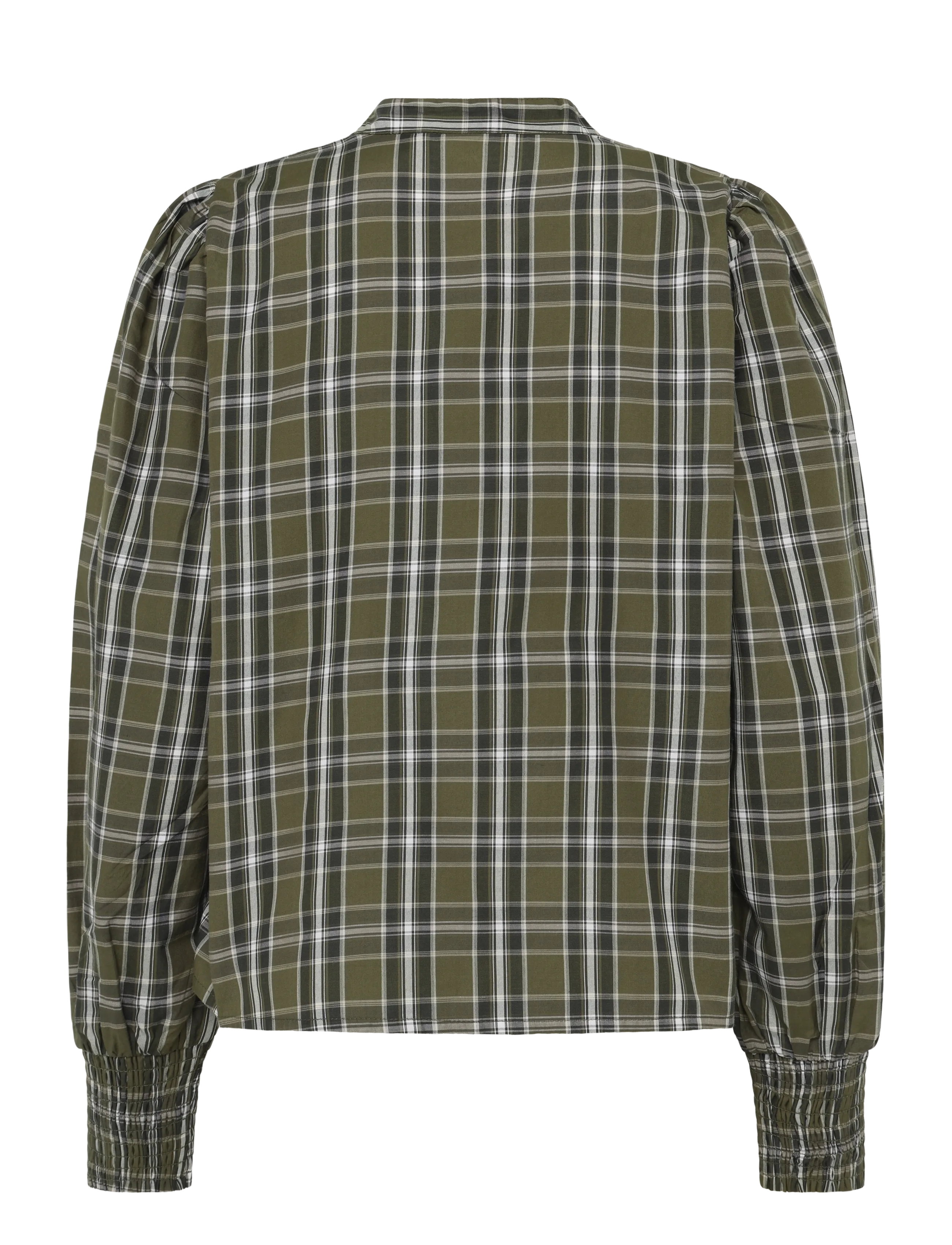 Kaffe - KAchris Shirt Blouse - green check - 1