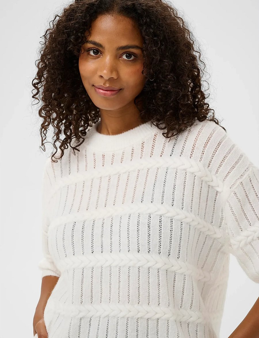Kaffe - KAmonia Pullover - pullover - chalk - 5