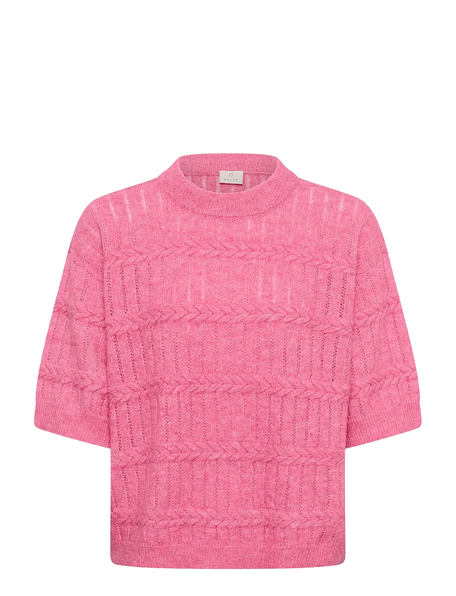 Kaffe - KAmonia Pullover - jumpers - pink power melange - 1