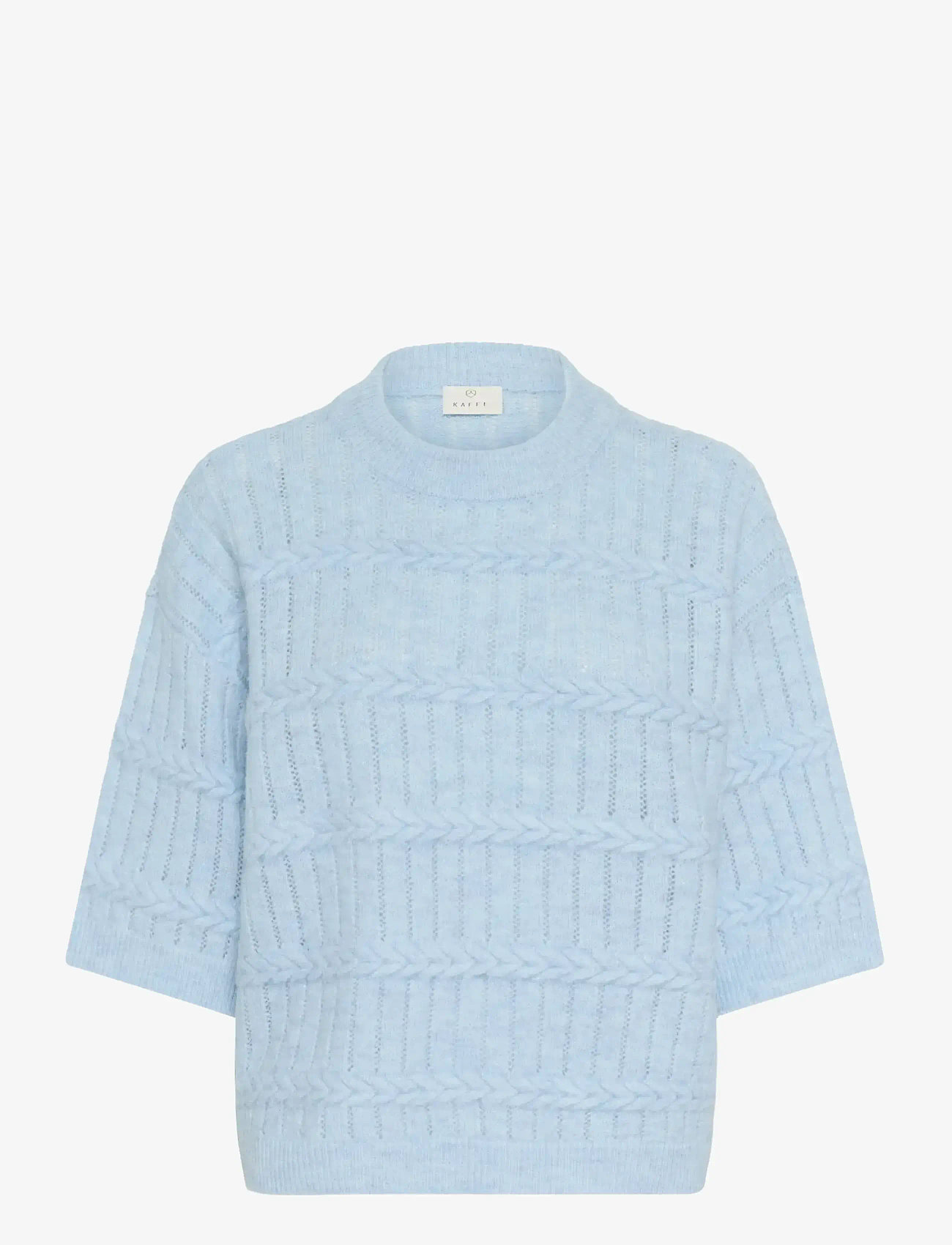 Kaffe - KAmonia Pullover - tröjor - powder blue melange - 1