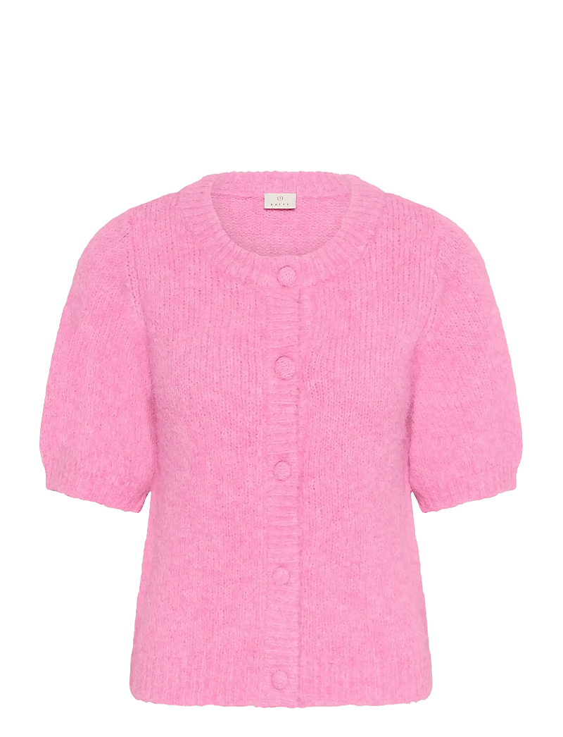 Kaffe - KAemelie Cardigan - cardigans - pink power melange - 1