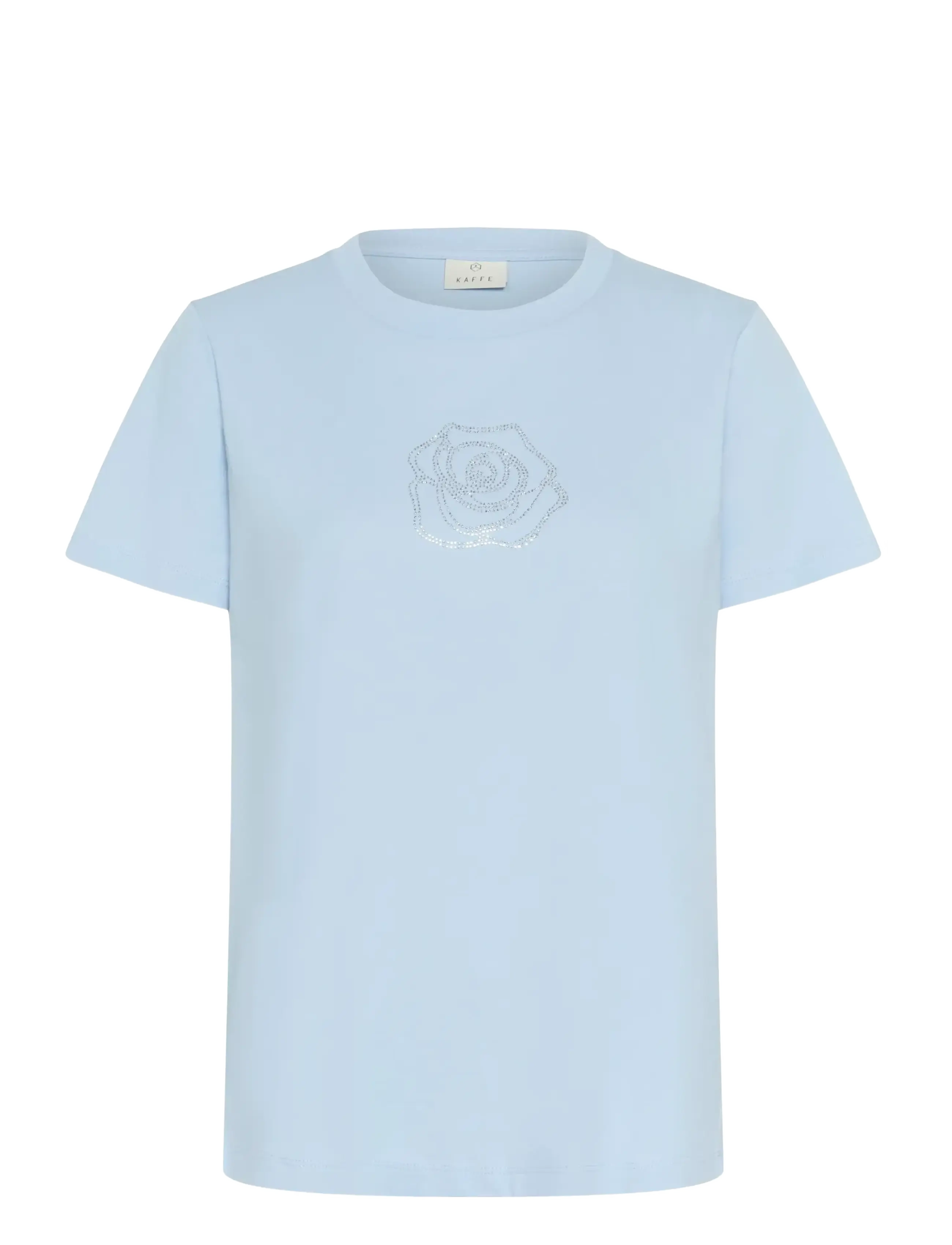 Kaffe KAjean T-Shirt - Tøj - POWDER BLUE / blue