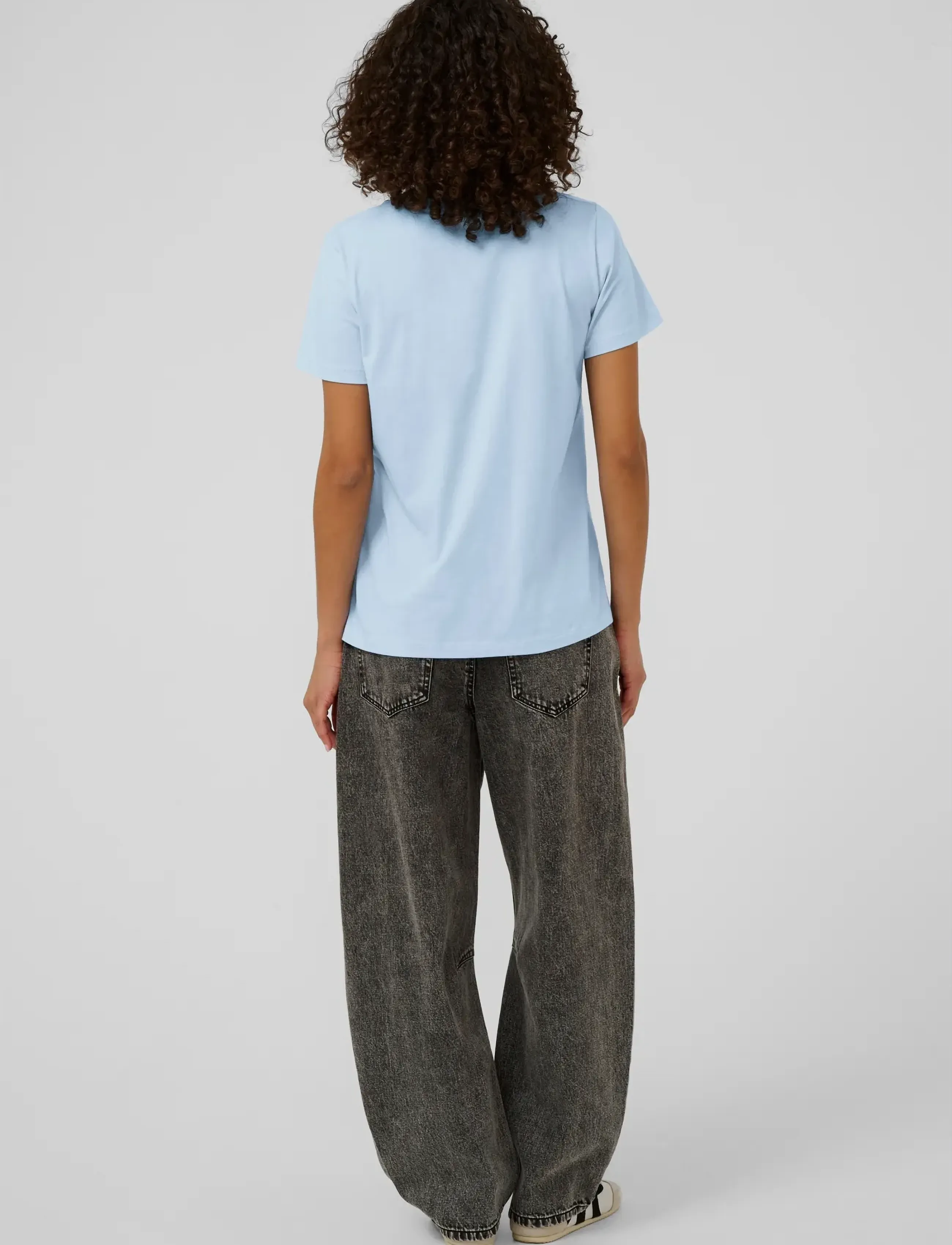 Kaffe - KAjean T-Shirt - t-shirty - powder blue - 4
