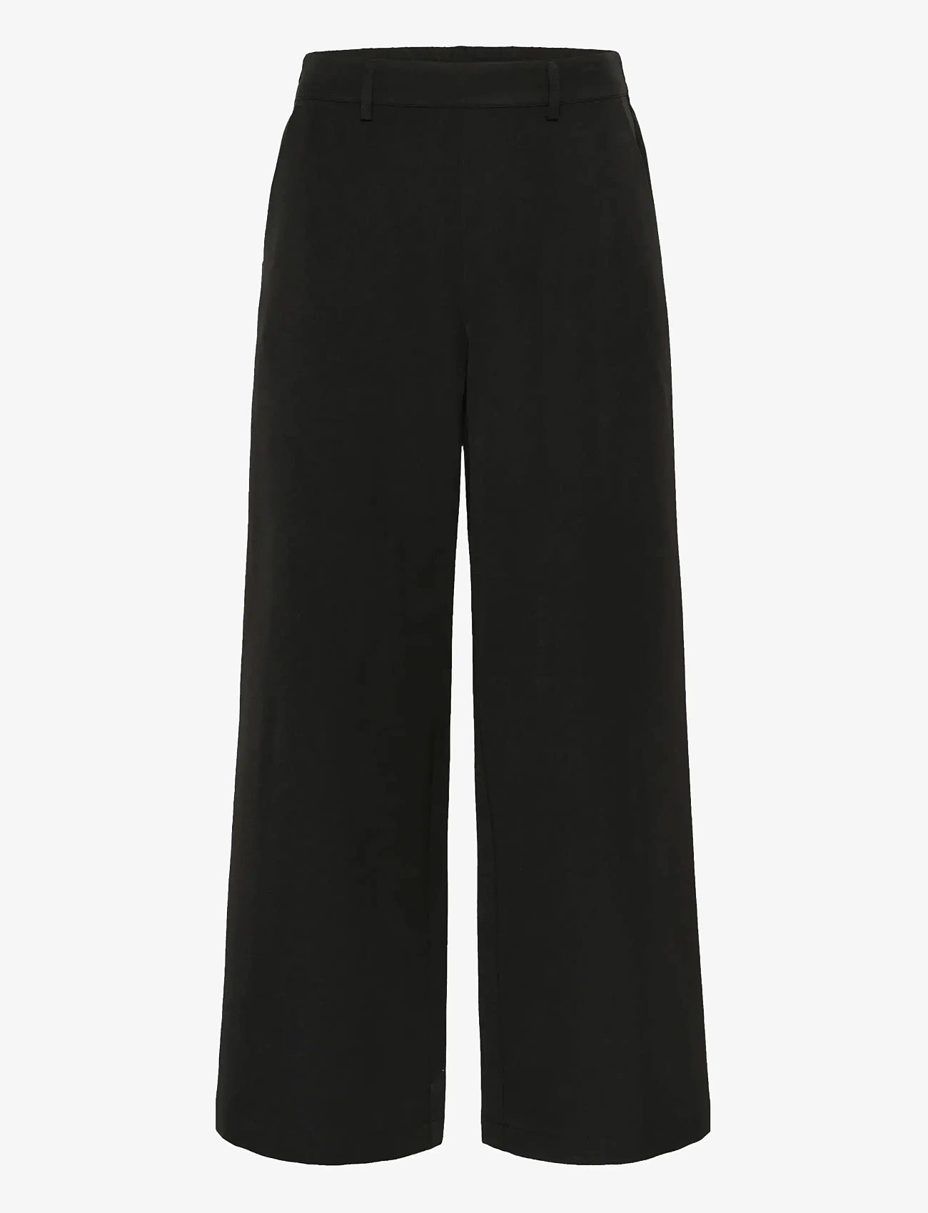 Kaffe - KAvalley Pants - wide leg trousers - black deep - 1
