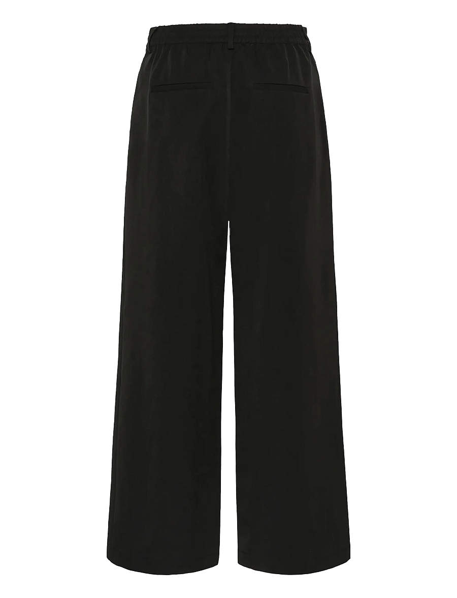 Kaffe - KAvalley Pants - hosen mit weitem bein - black deep - 2
