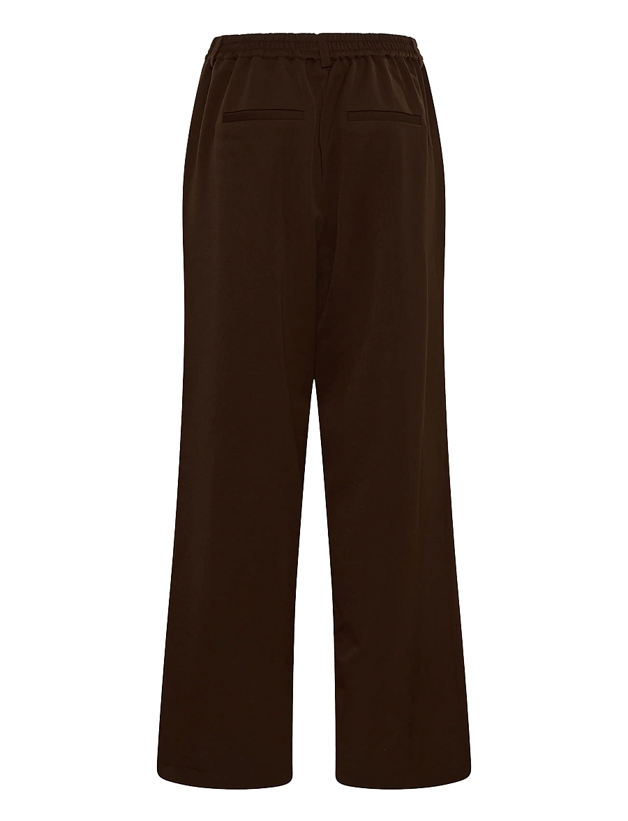 Kaffe - KAvalley Pants - hosen mit weitem bein - coffee bean - 1