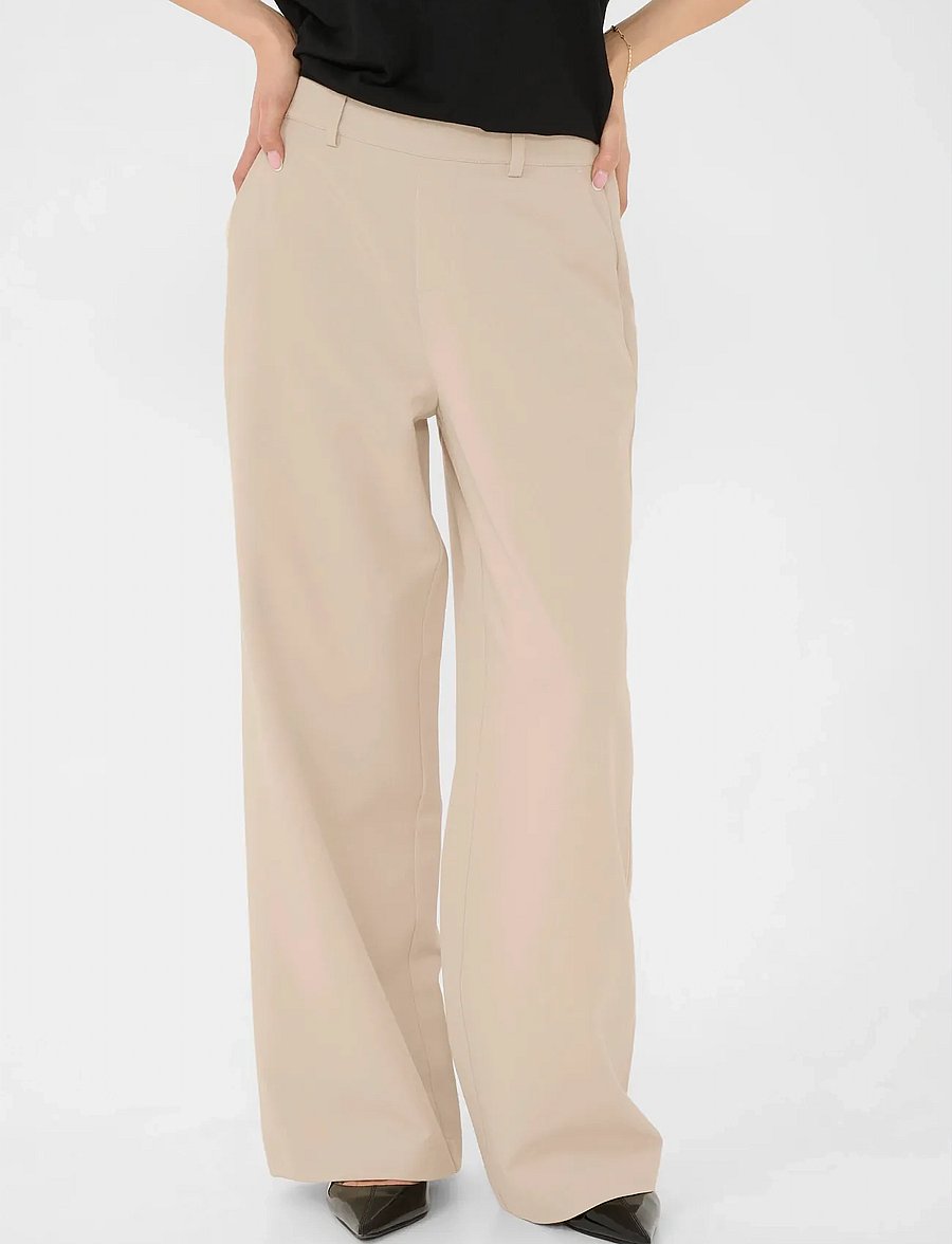 Kaffe - KAvalley Pants - vida byxor - feather gray - 0