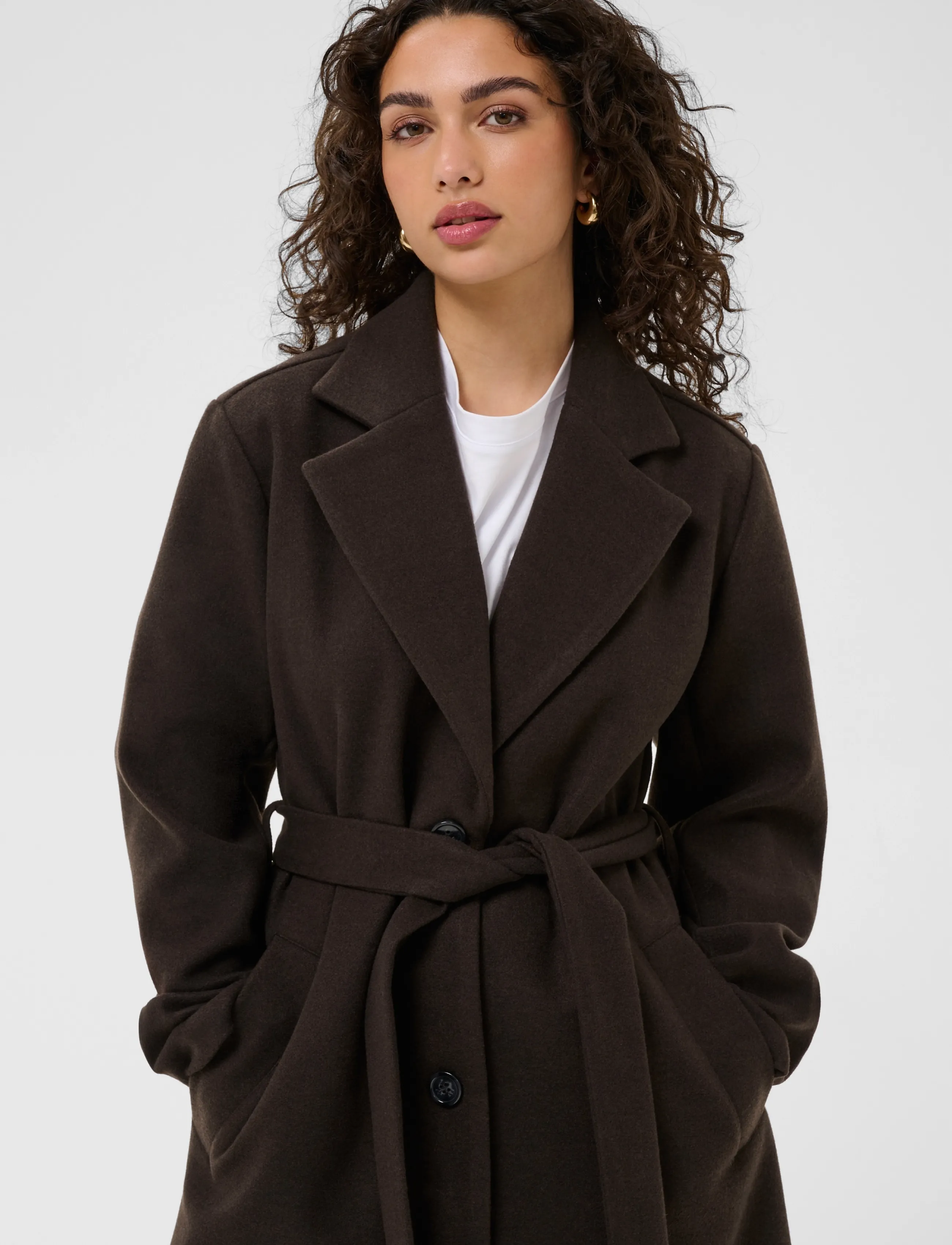 Kaffe - KAsaturn Jacket - mäntel - coffee bean - 4